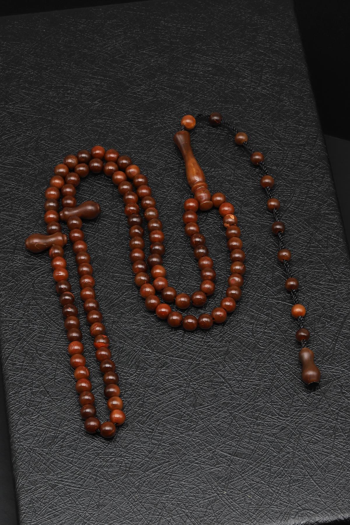 İznik Kuka Ağacı 99'lu Tesbih 5 mm Küre Kesim