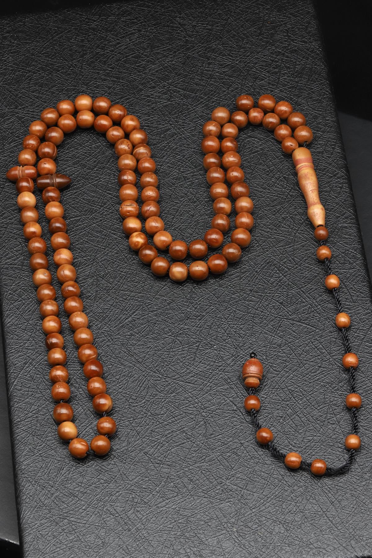 İznik Kuka Ağacı 99'Lu Tesbih 6 mm Küre Kesim