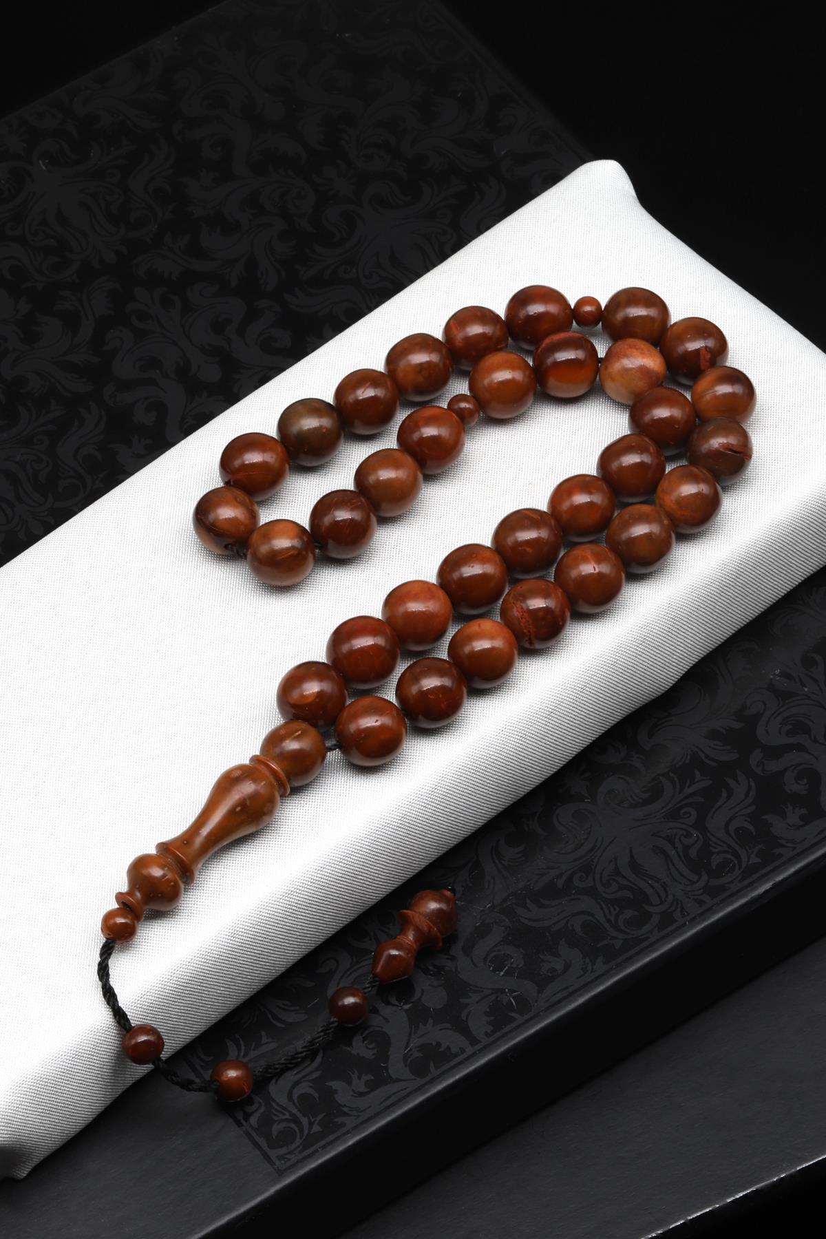 İznik Kuka Ağacı Tesbih 10 mm Küre Kesim