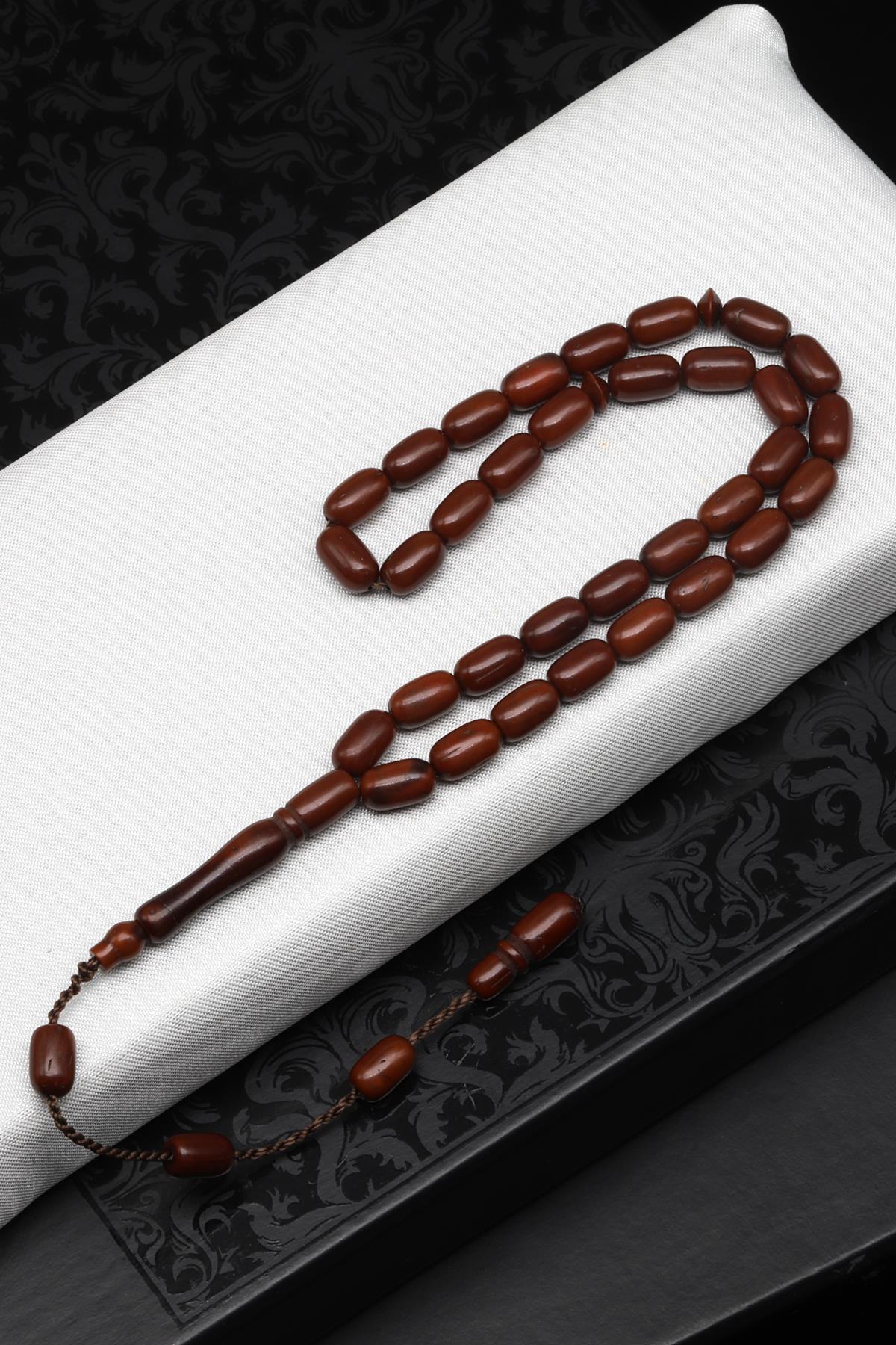 İznik Kuka Ağacı Tesbih 5 x 8  mm Kapsül Kesim