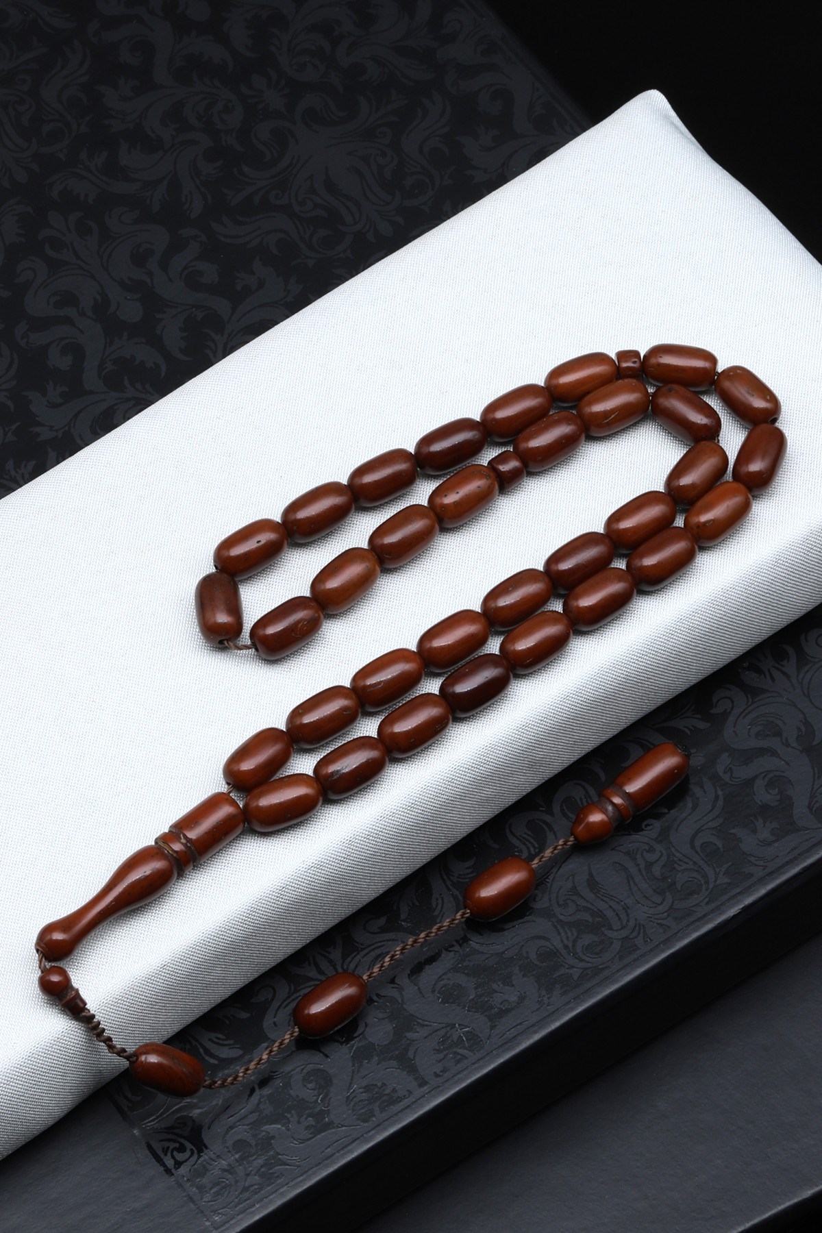 İznik Kuka Ağacı Tesbih 6 x 10 mm Kapsül Kesim - T-1920