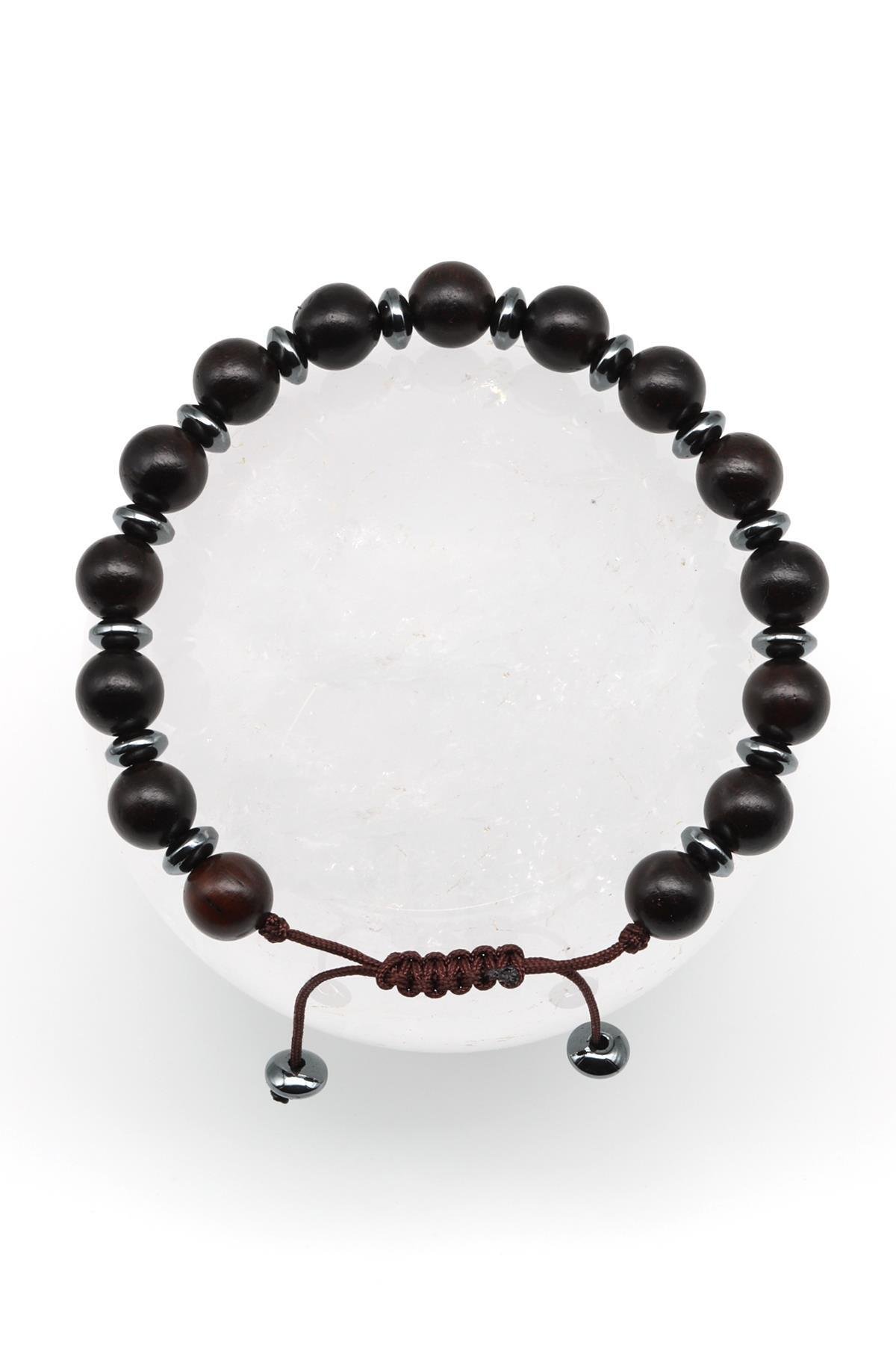 Kan Ağacı Makrome Örme Bileklik