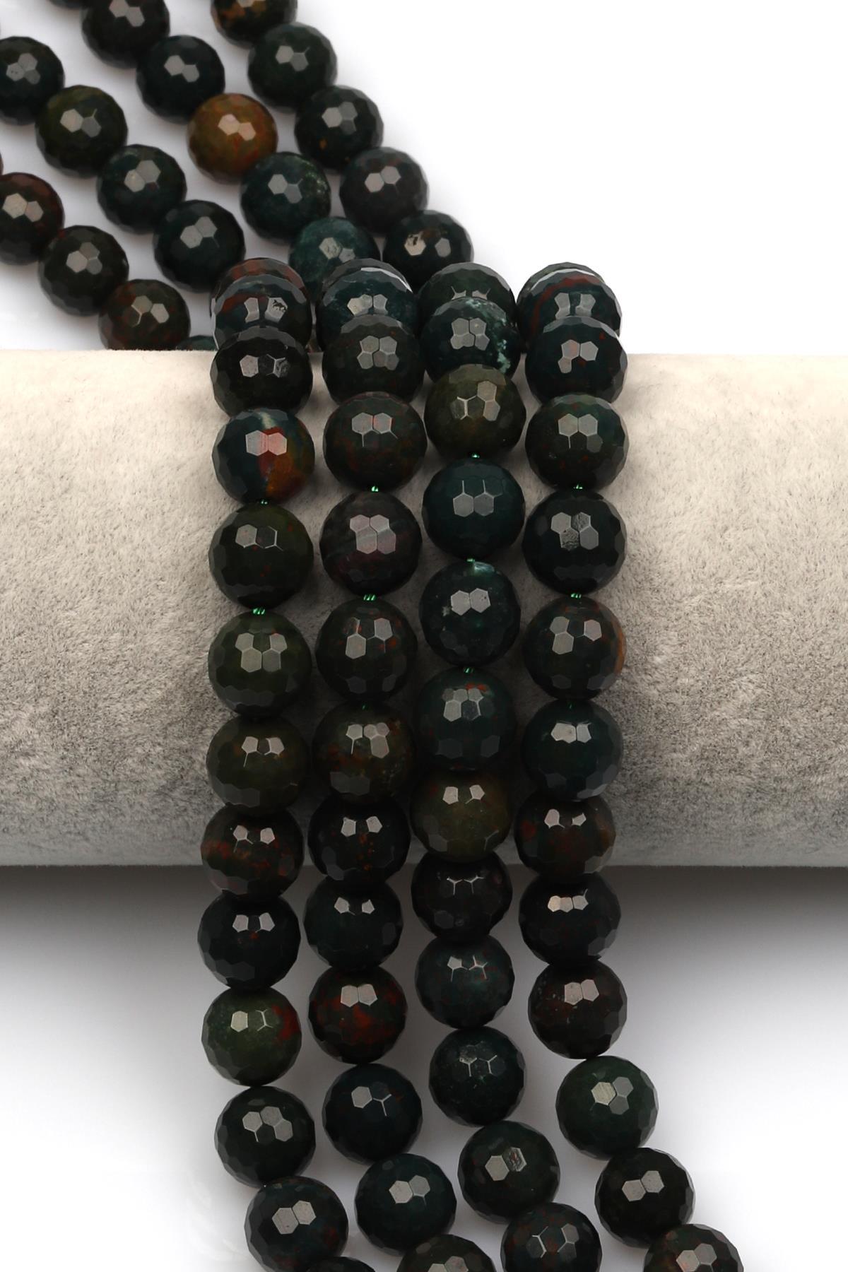 Kantaşı Doğal Taş Dizi 10 mm Fasetli Küre Kesim