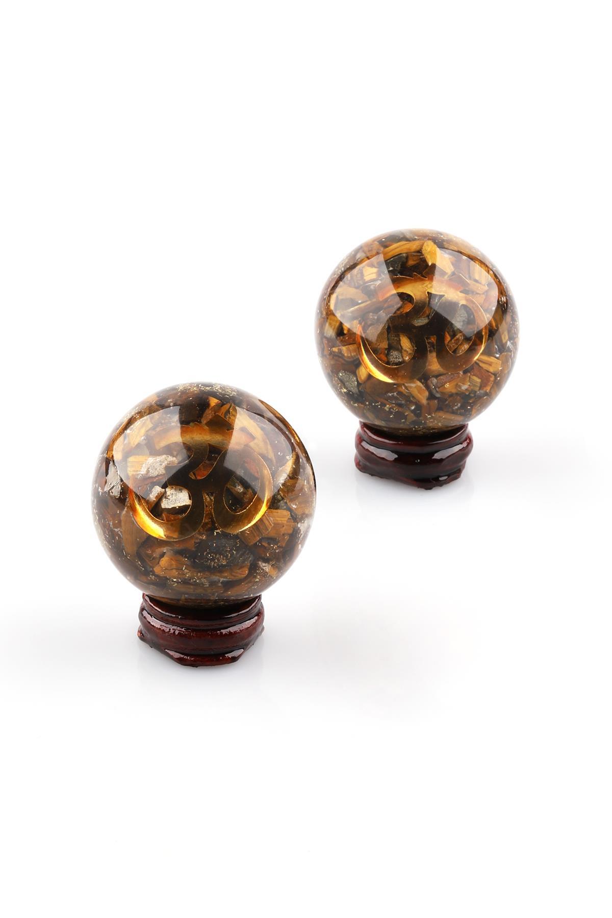 Kaplan Gözü Taşından Orgonit Küre