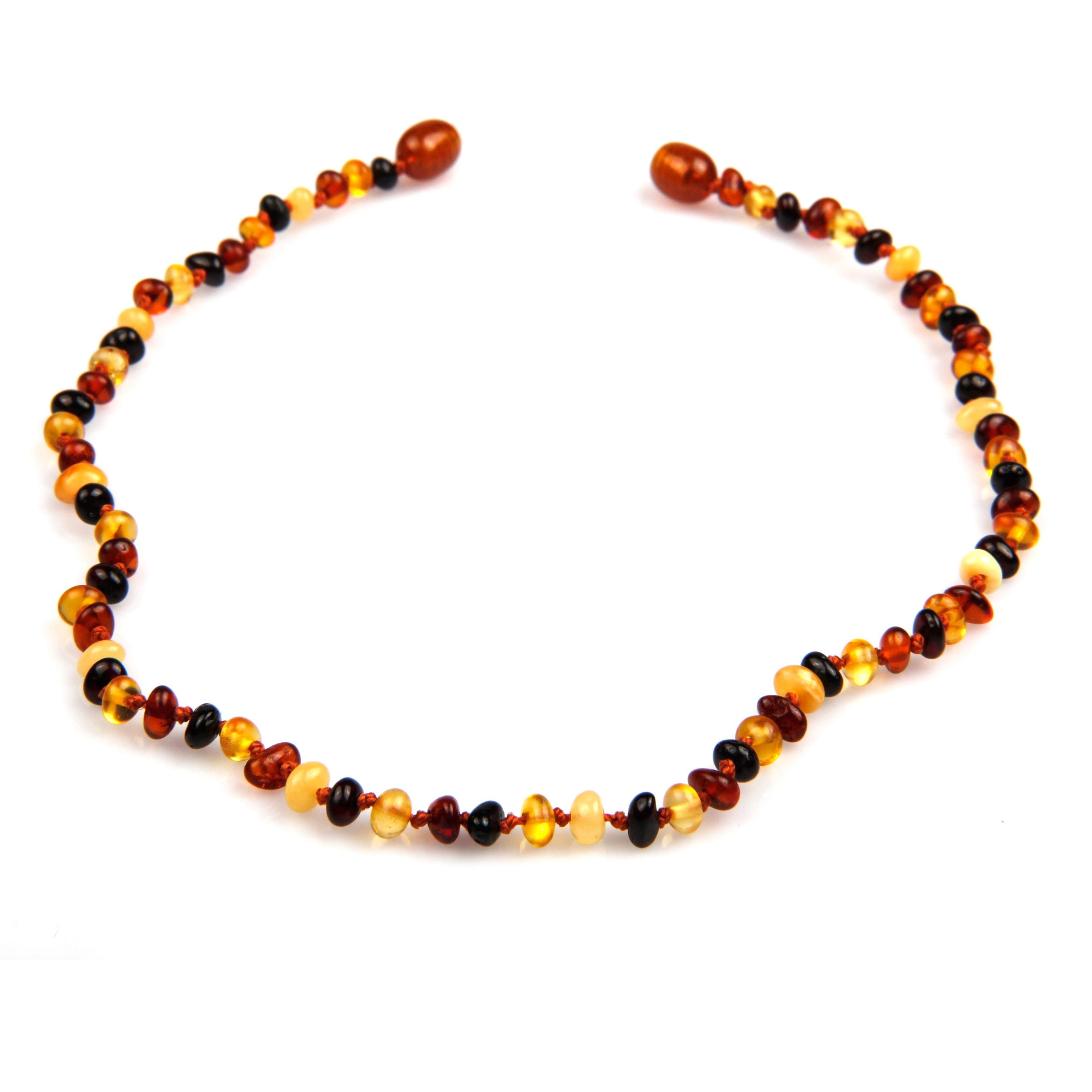 Kehribar Bebek Diş Kolyesi