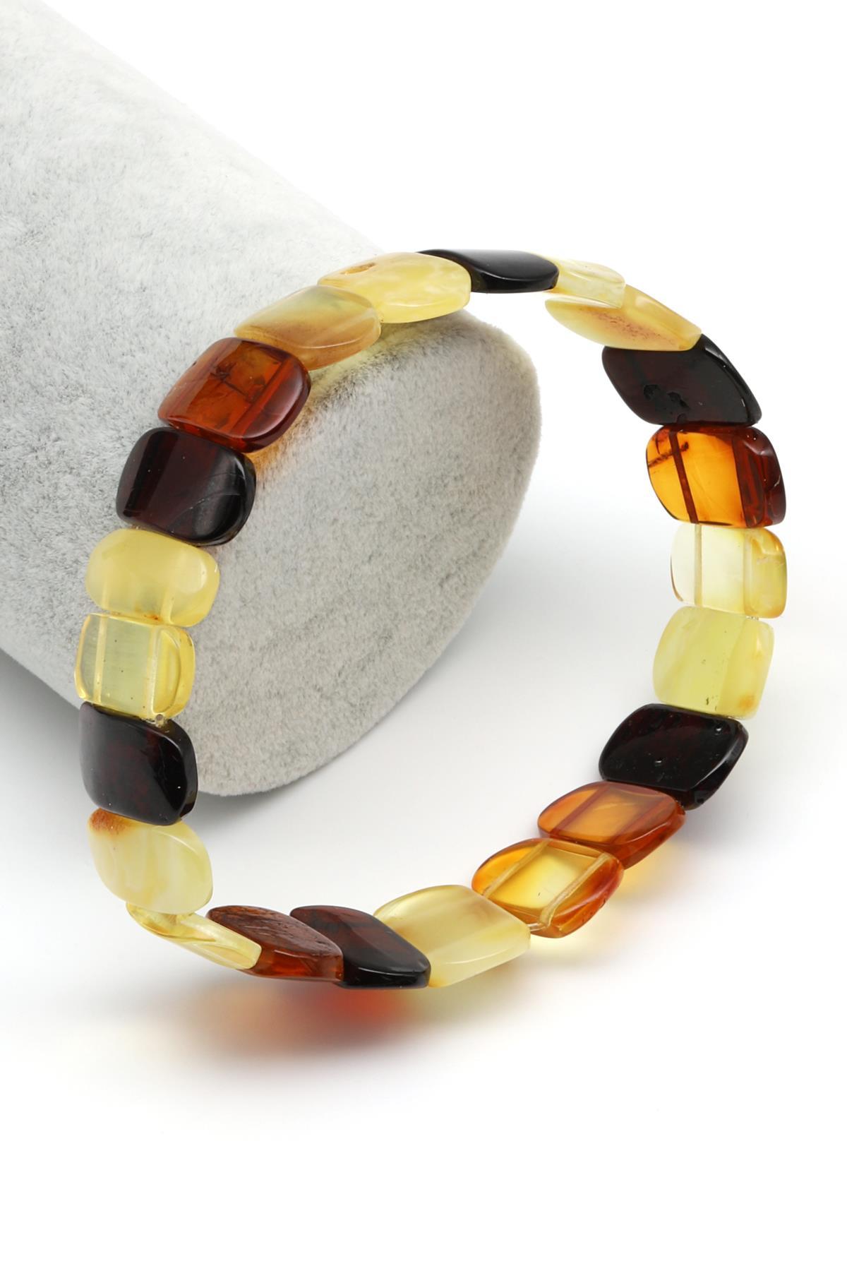 Kehribar Bileklik 10 x 18 mm Özel Kesim