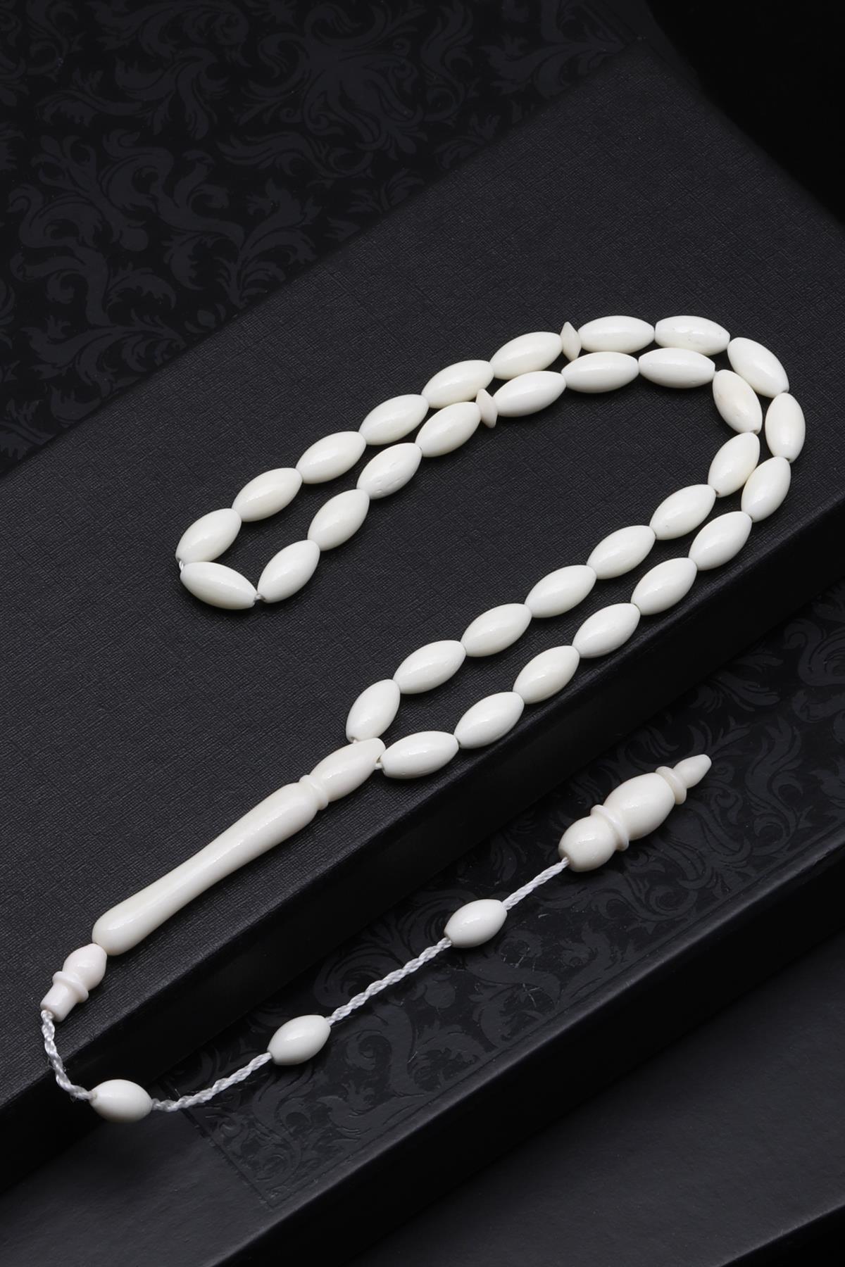 Kemik Tesbih 5 x 9 mm Arpa Kesim 