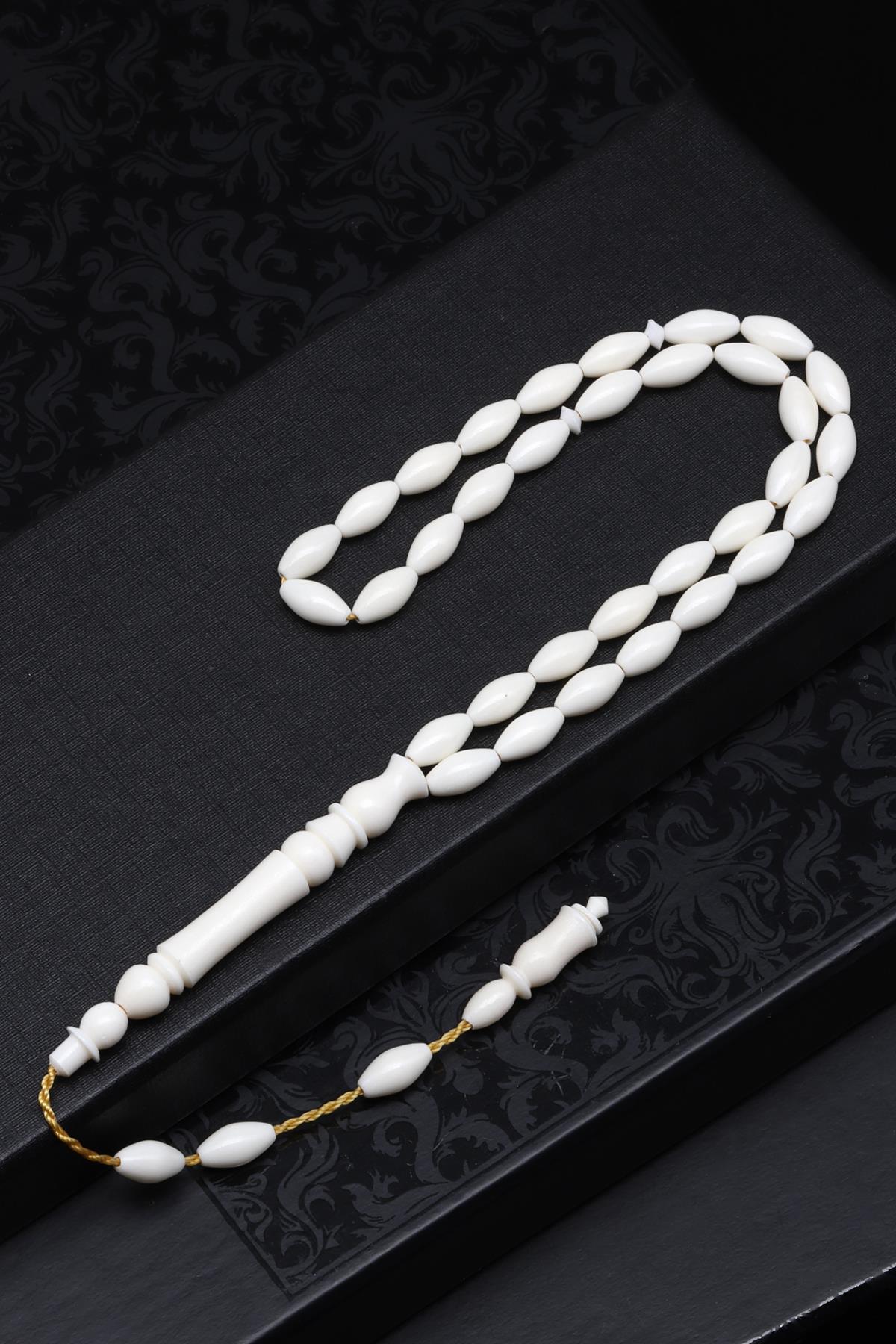 Kemik Tesbih 5 x 9 mm Arpa Kesim