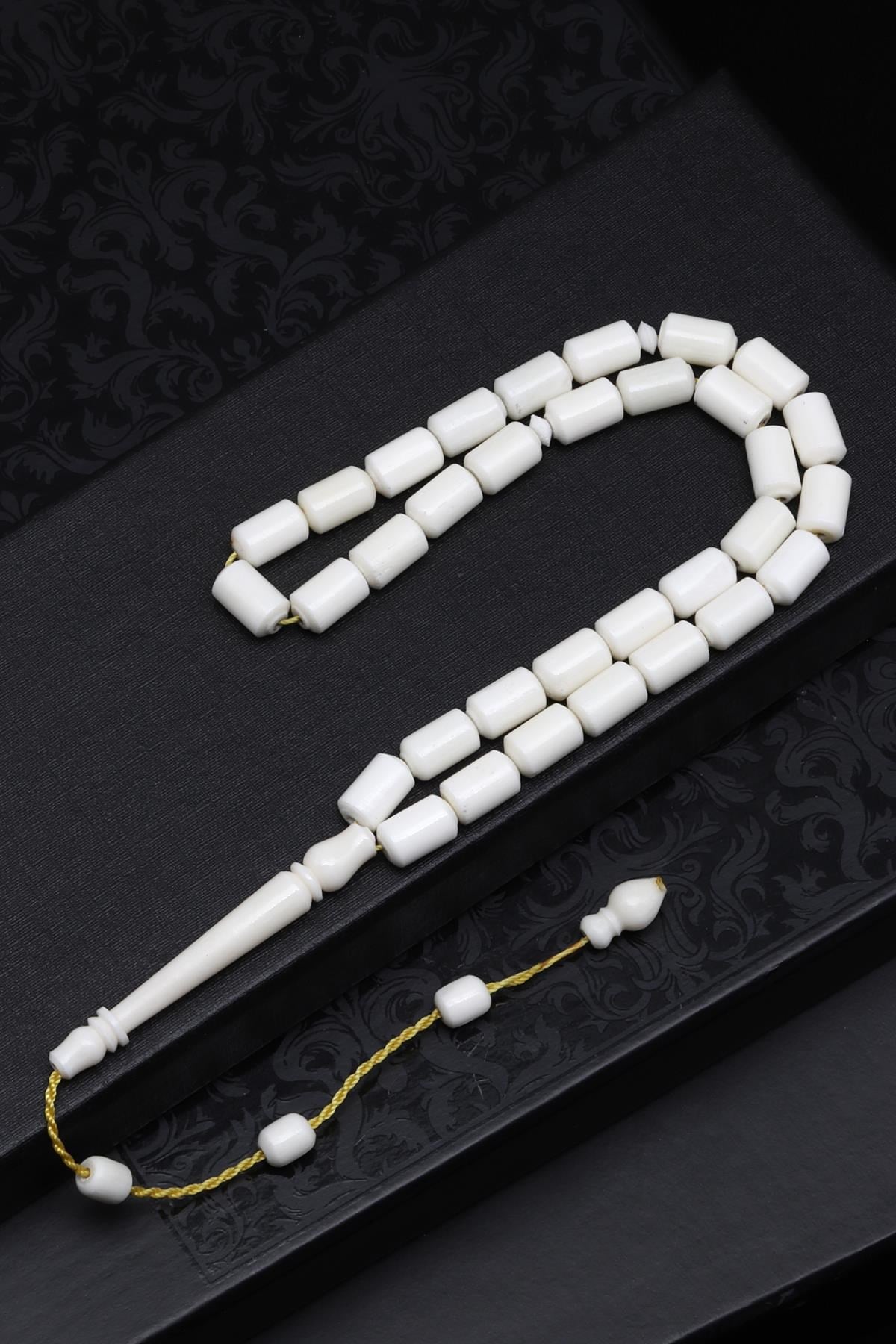 Kemik Tesbih 6 x 10 mm Kapsül Kesim