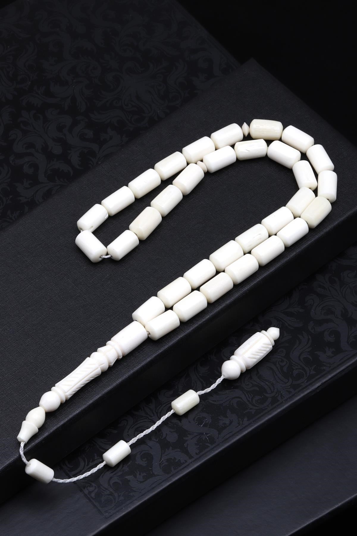 Kemik Tesbih 6 x 11 mm Kapsül Kesim