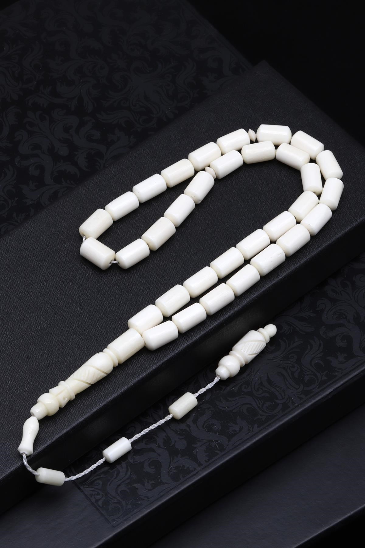 Kemik Tesbih 6 x 11 mm Kapsül Kesim