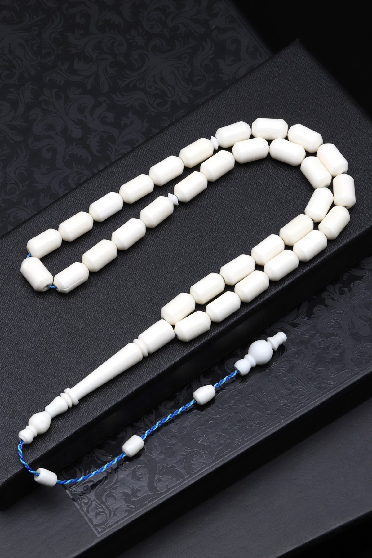 Kemik Tesbih 7 x 12 mm Silindir Kesim T-1732