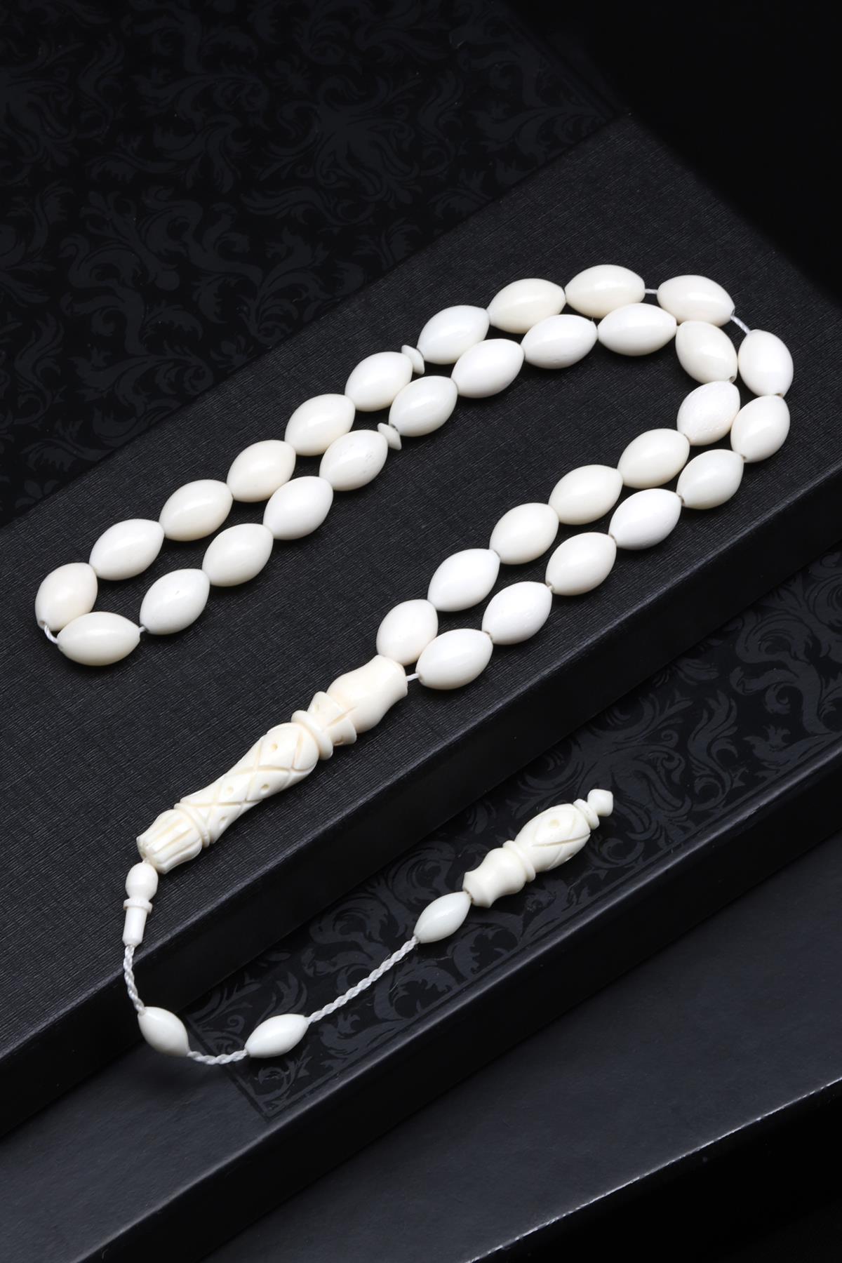 Kemik Tesbih Tesbih 7 x 11 Arpa Kesim