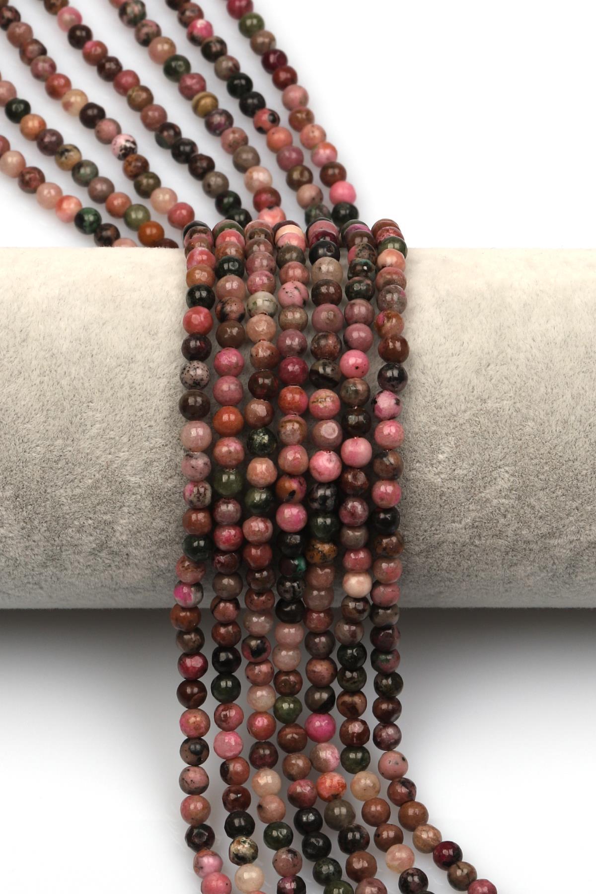 Kobalt Kalsit Doğal Taş Dizi 4 mm Küre Kesim