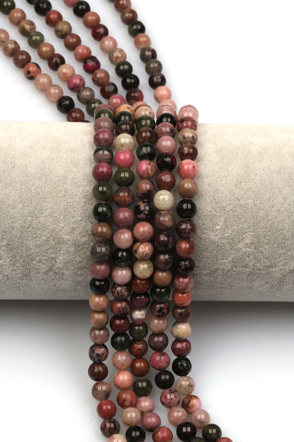 Kobalt Kalsit Doğal Taş Dizi 5 mm Küre Kesim