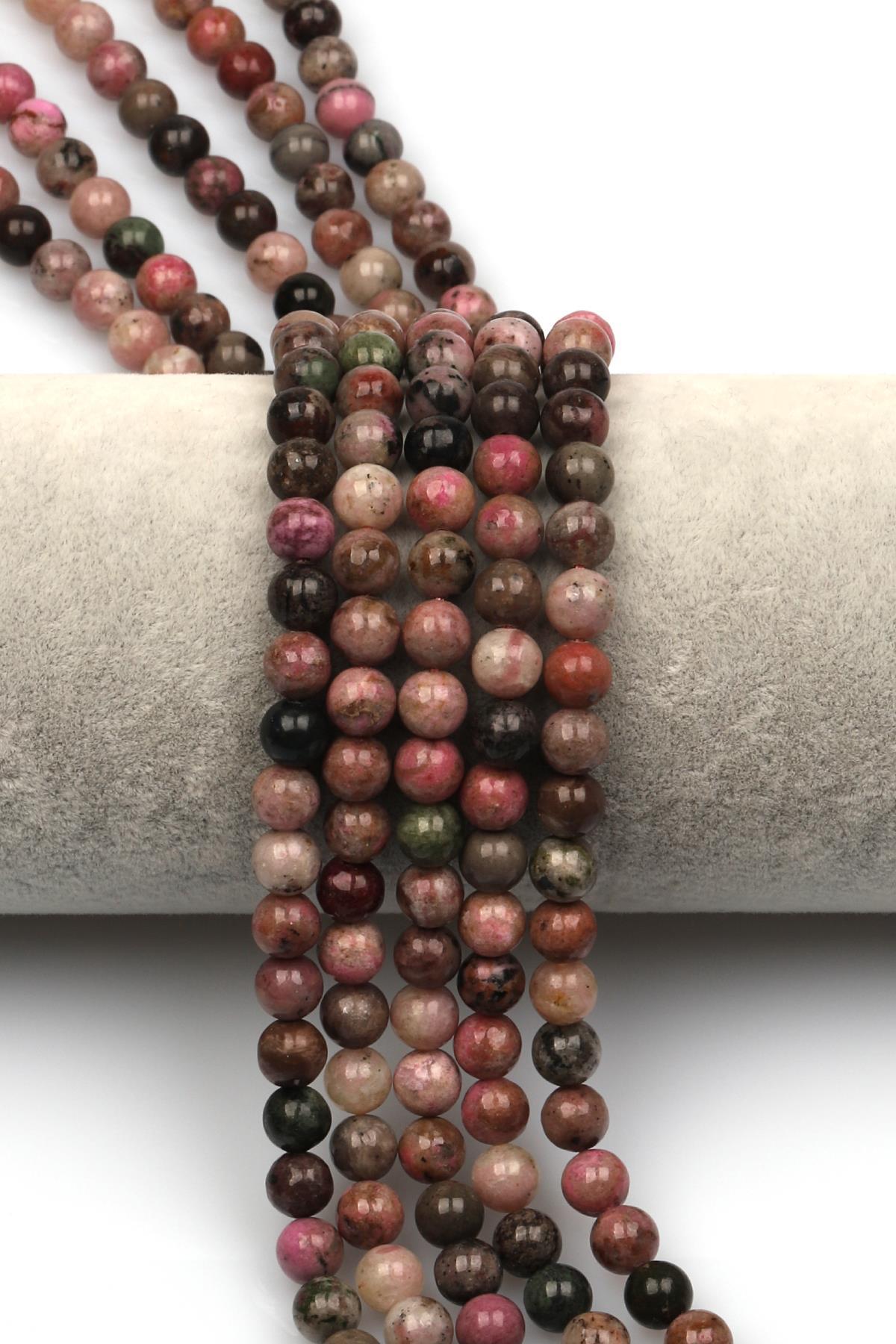 Kobalt Kalsit Doğal Taş Dizi 6 mm Küre Kesim