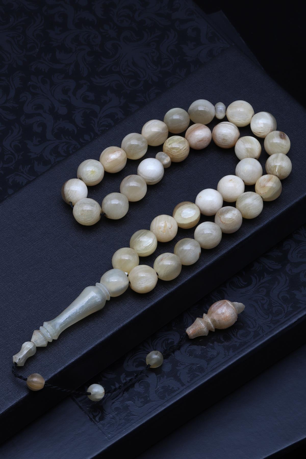 Koç Boynuzu Tesbih 10 mm Küre Kesim 