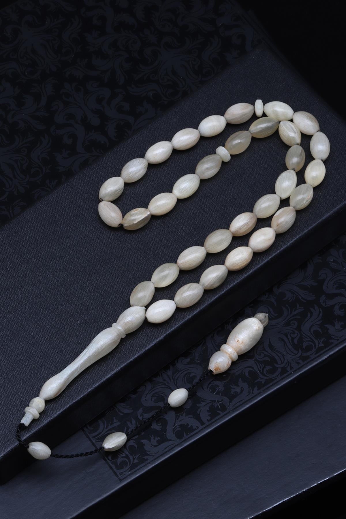 Koç Boynuzu Tesbih 7 x 11 mm Arpa Kesim