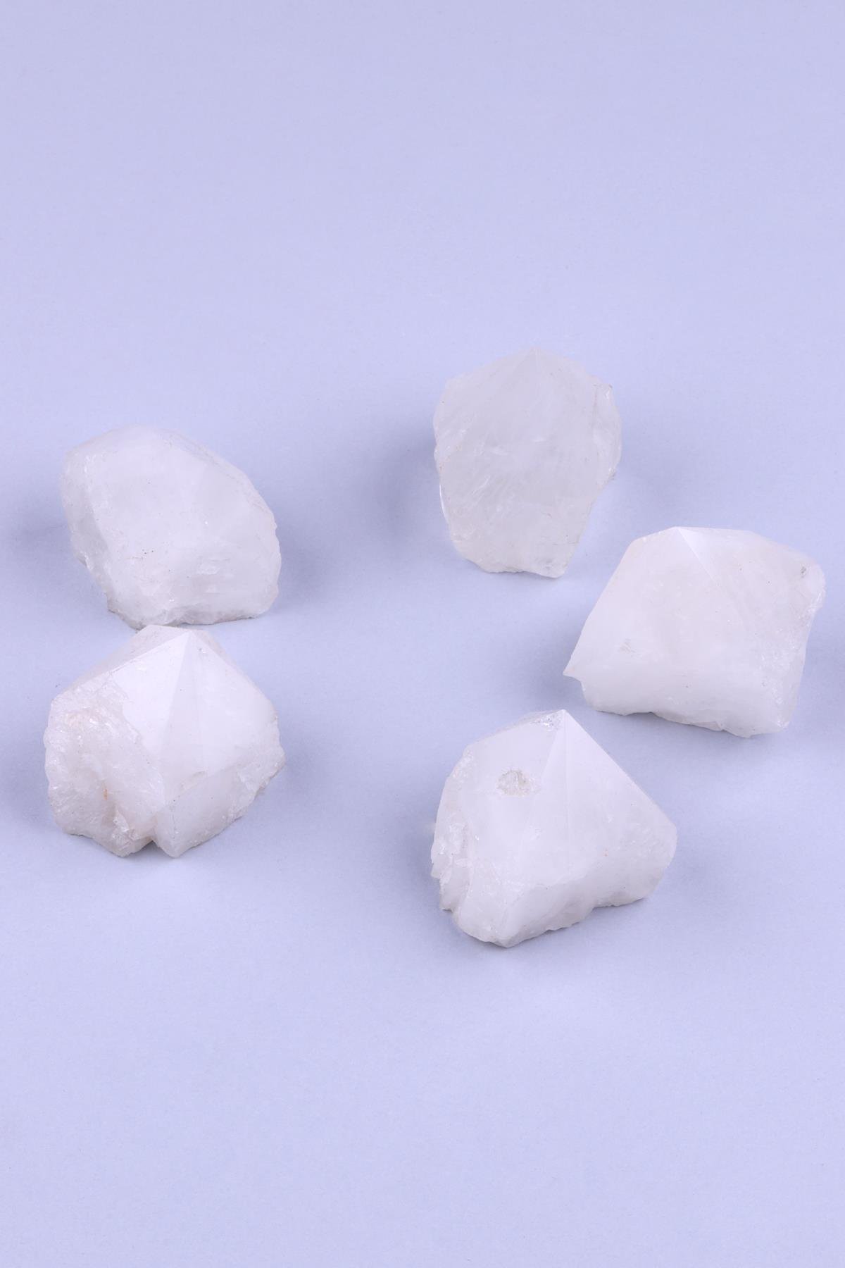 Kristal Kuvars Doğal Taş Obelisk Ham Parça