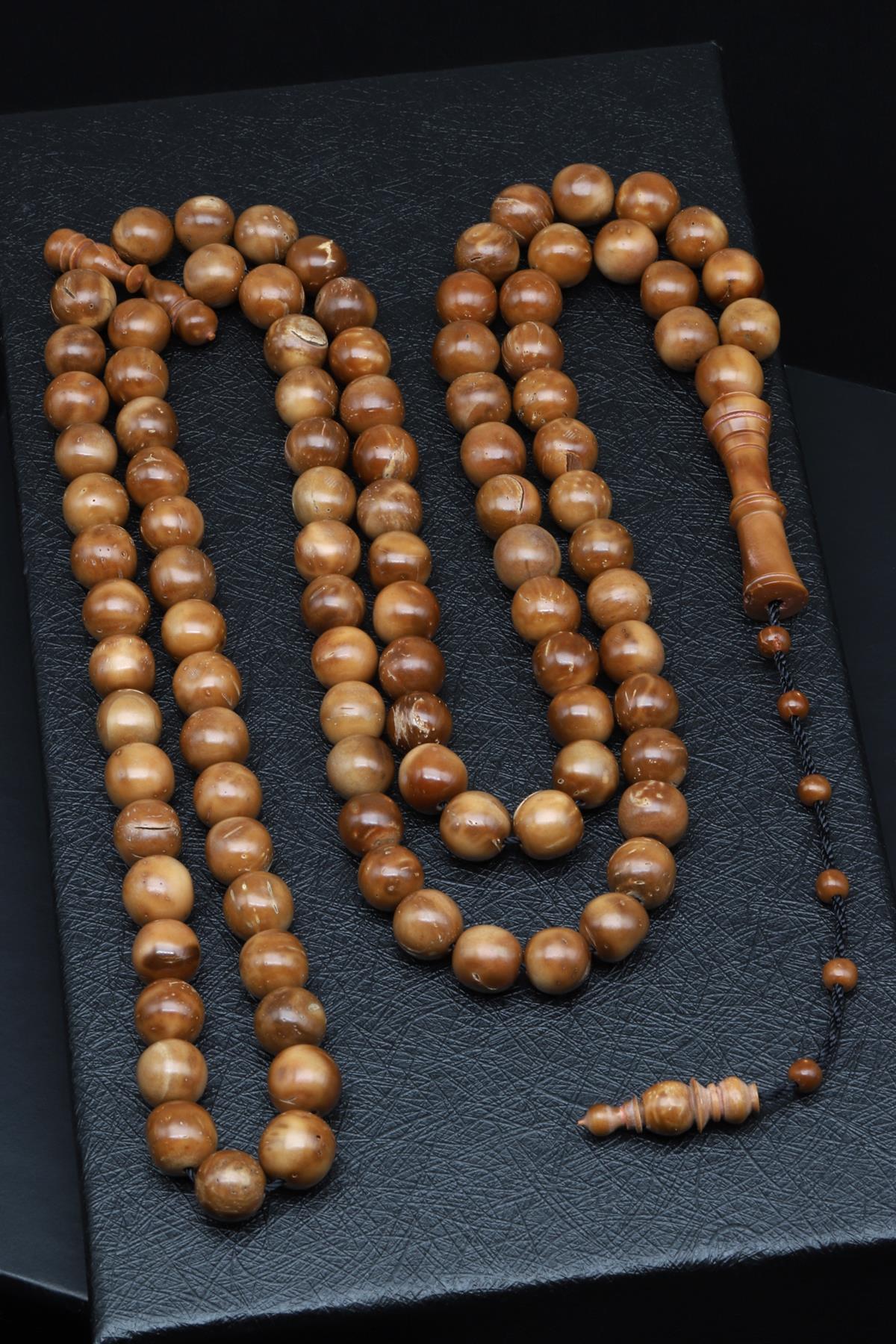 Kuka Ağacı 99'lu Tesbih 10 mm Küre Kesim