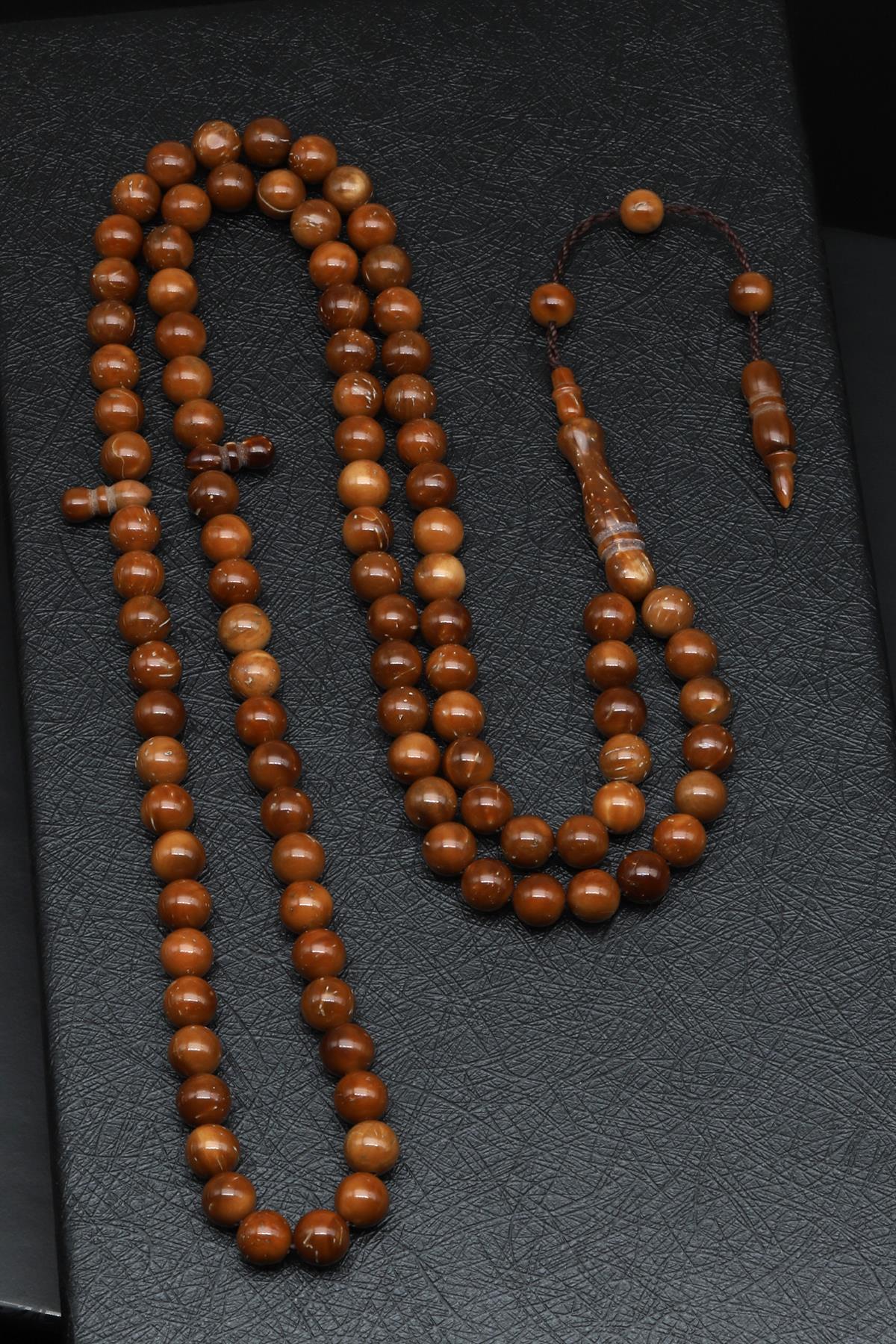 Kuka Ağacı 99'lu Tesbih 7 mm Küre Kesim - T-1506