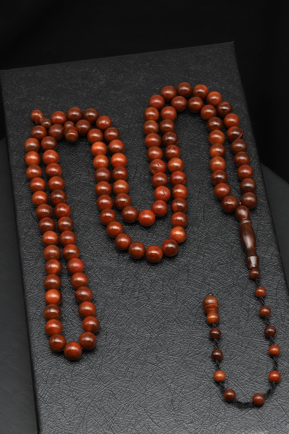 Kuka Ağacı 99'Lu Tesbih 8 mm Küre Kesim