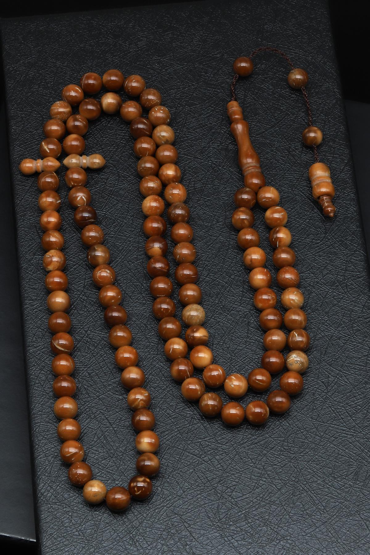 Kuka Ağacı 99'lu Tesbih 8 mm Küre Kesim - T-1504