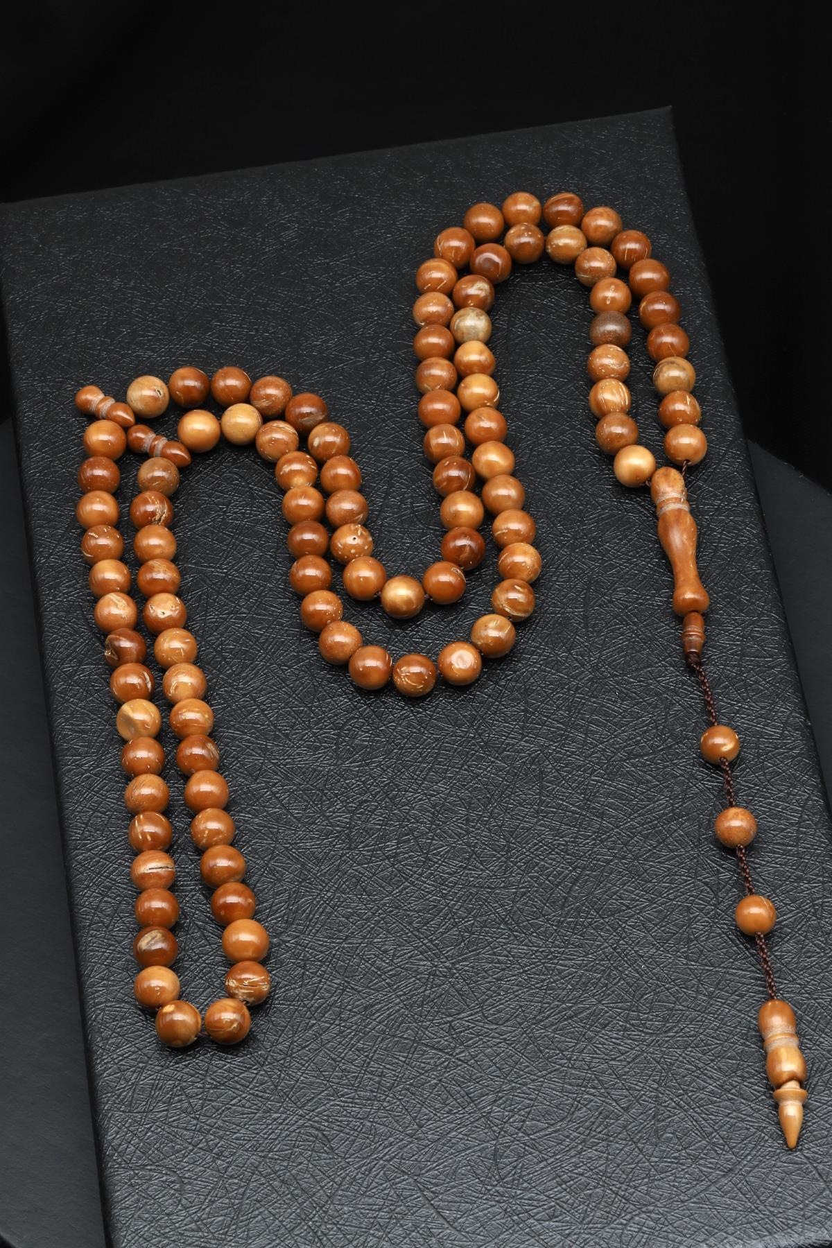 Kuka Ağacı 99'Lu Tesbih 8 mm Küre Kesim