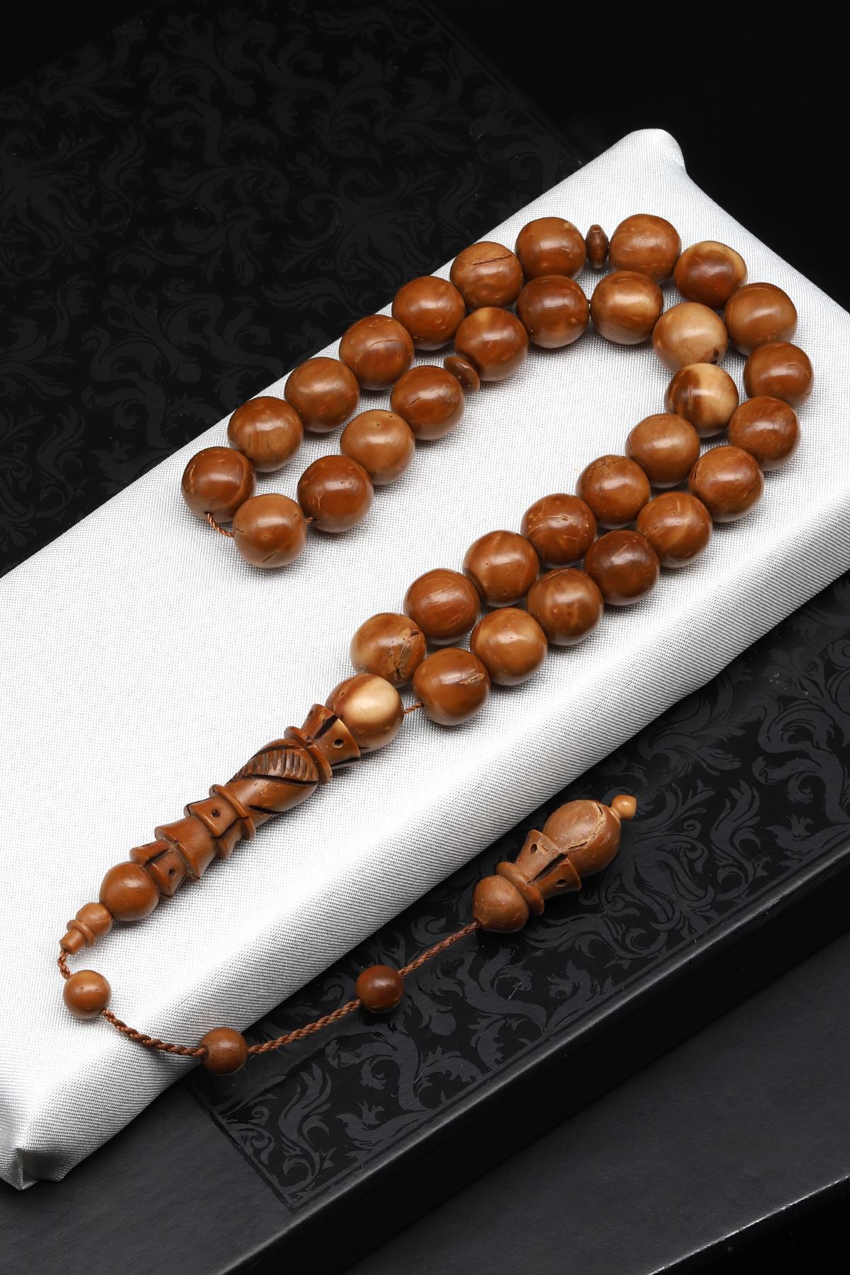 Kuka Ağacı Tesbih 10 mm Küre Kesim 