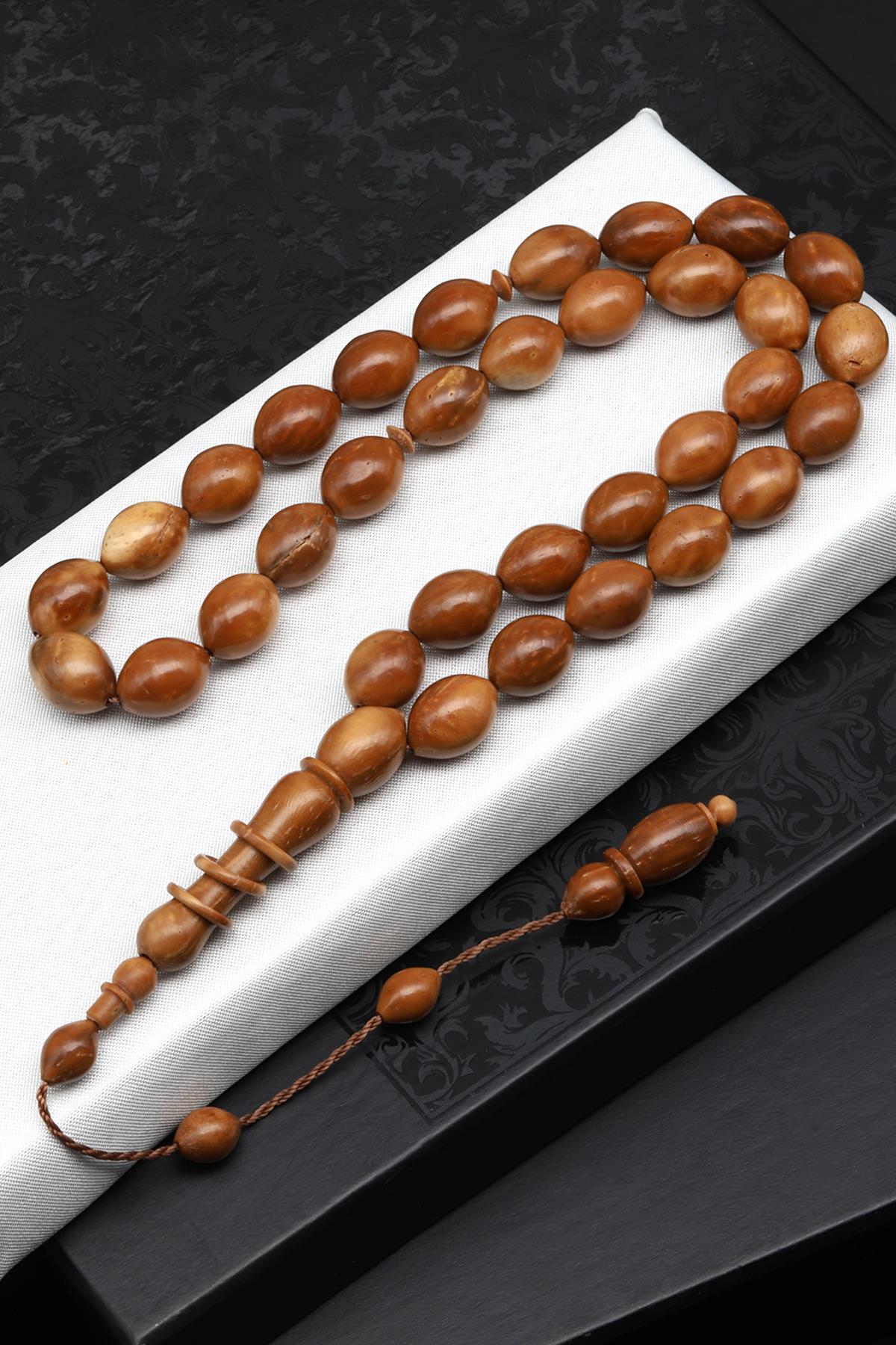 Kuka Ağacı Tesbih 10 x 13 mm Kapsül Kesim