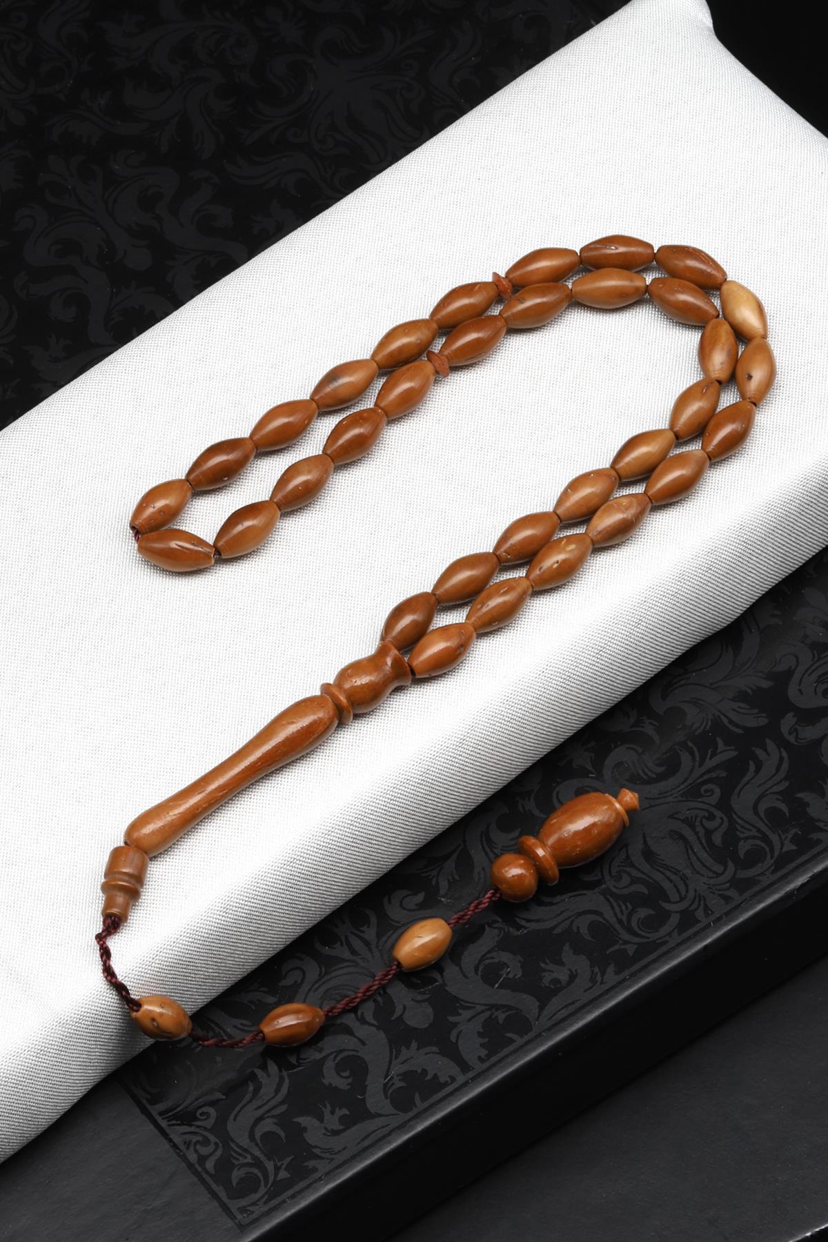 Kuka Ağacı Tesbih 5 x 10 mm Arpa Kesim 