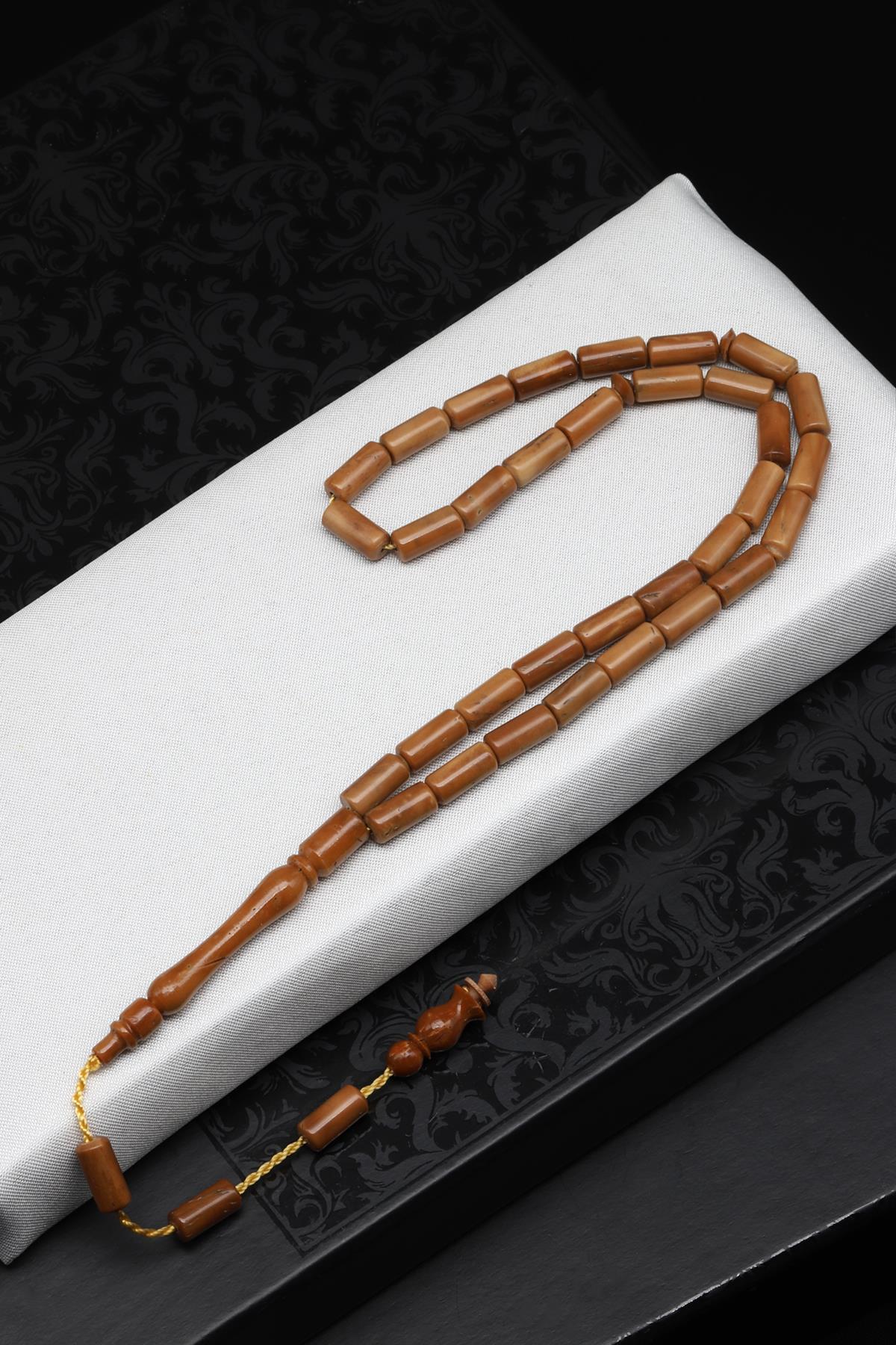 Kuka Ağacı Tesbih 5 x 10 mm Kesme Silindir Kesim 