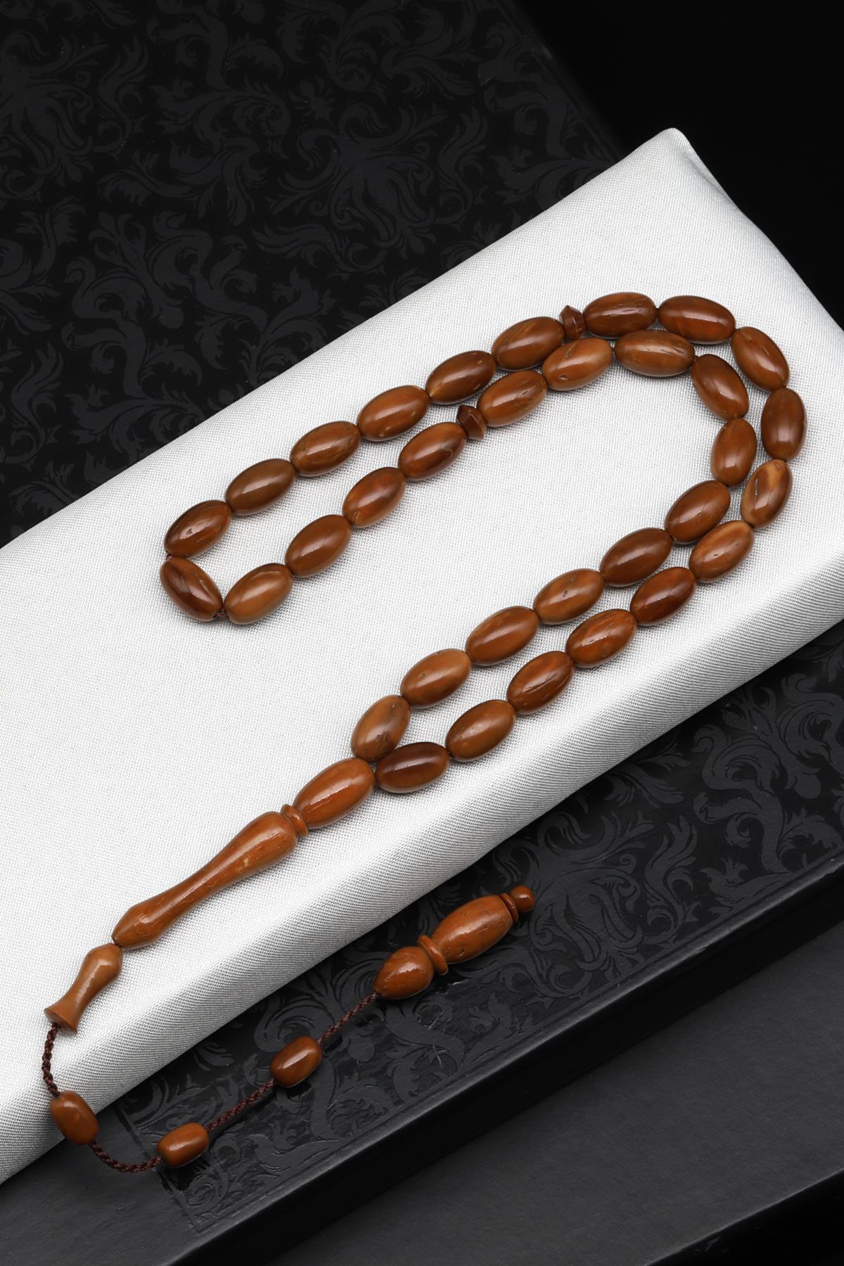 Kuka Ağacı Tesbih 6 x 11 mm Arpa Kesim