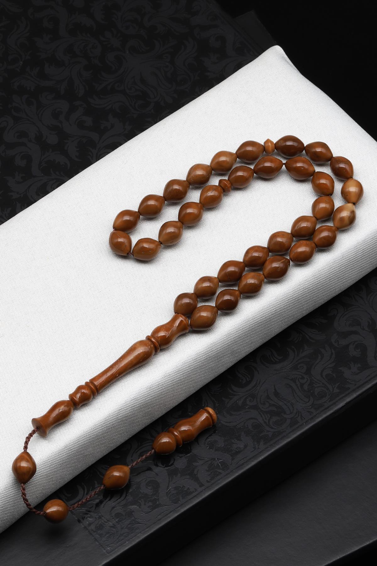 Kuka Ağacı Tesbih 6 x 8 mm Arpa Kesim