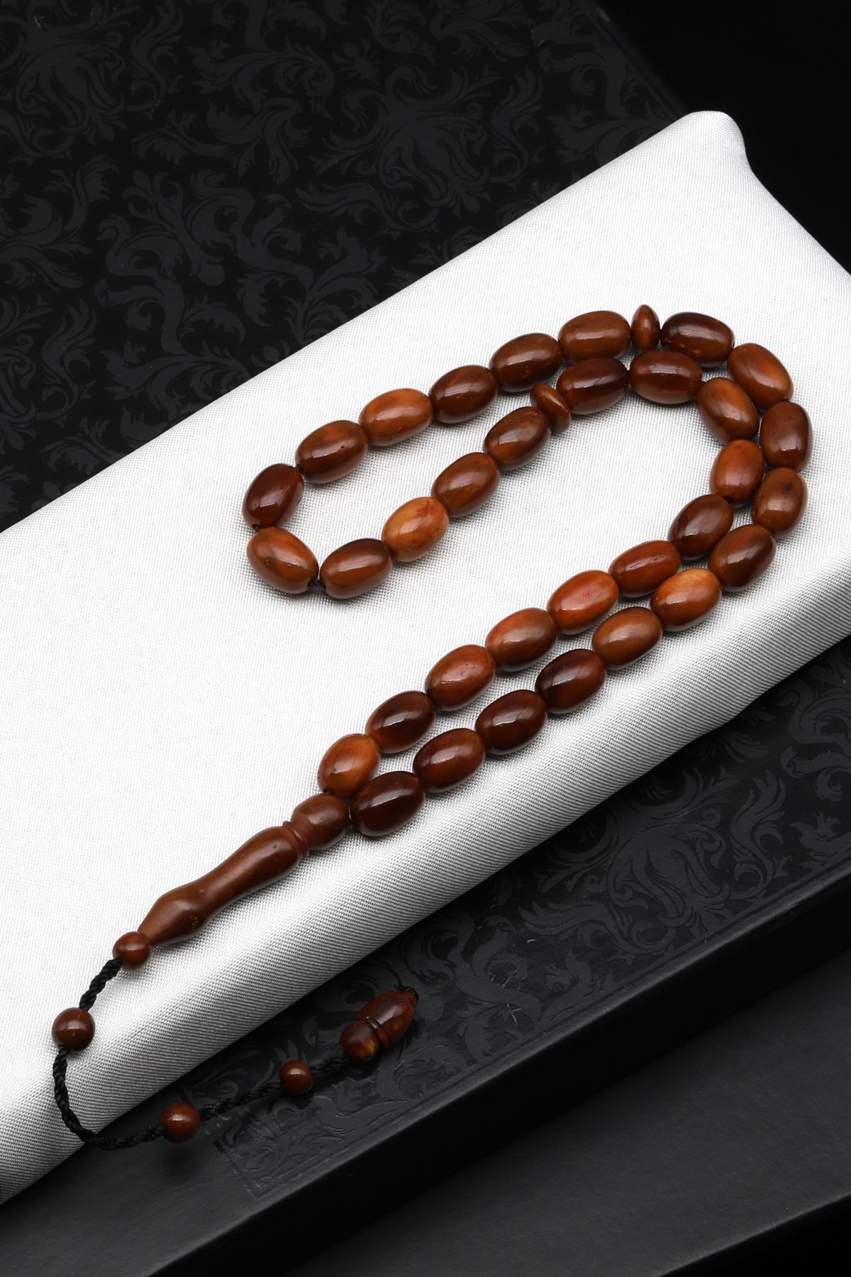 Kuka Ağacı Tesbih 7 x 10 mm Beyzi Kesim