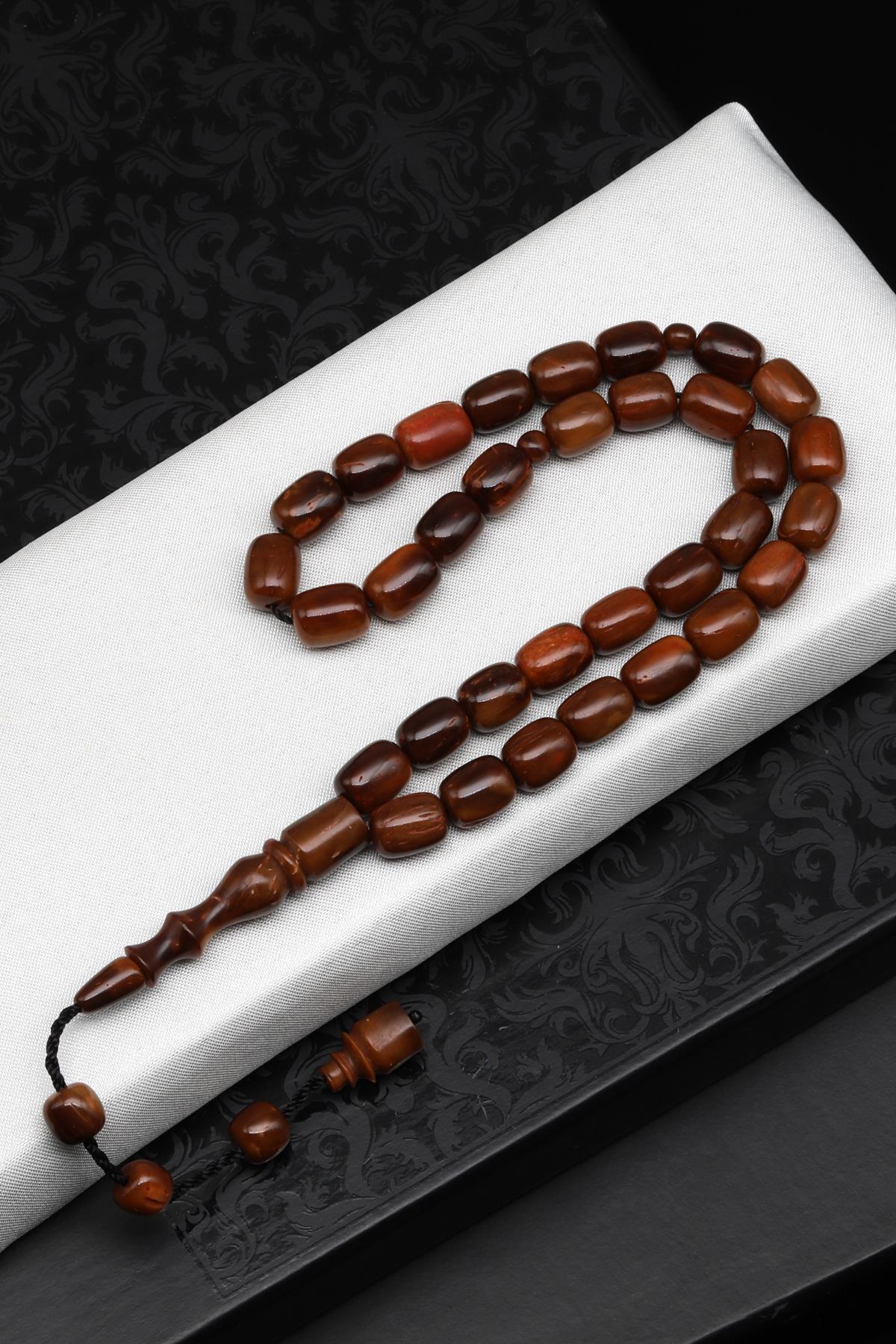 Kuka Ağacı Tesbih 7 x 10 mm Kapsül Kesim