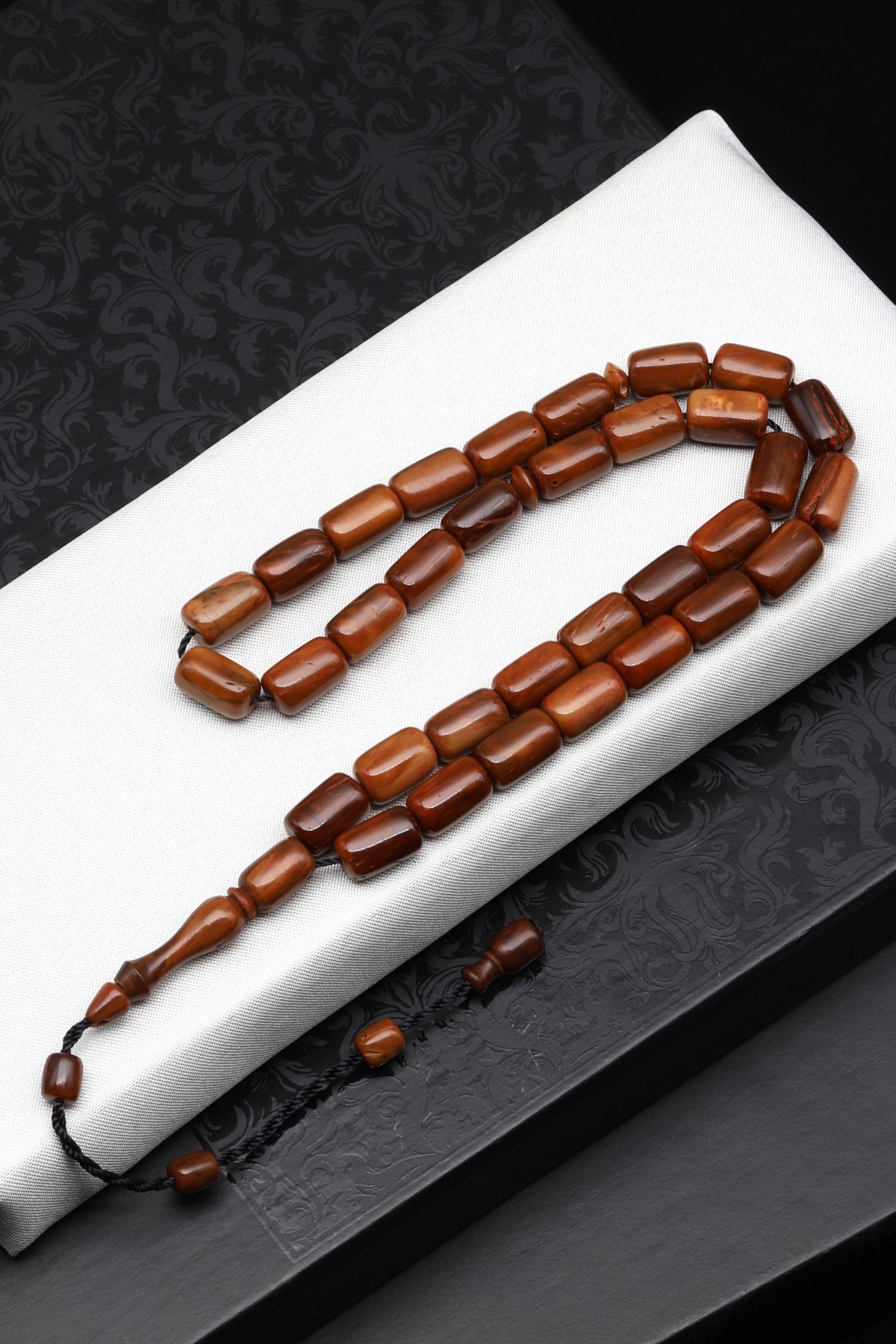 Kuka Ağacı Tesbih 7 x 11 mm Kapsül Kesim - T-1849