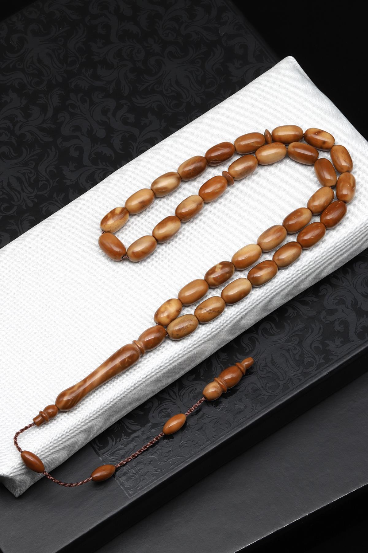 Kuka Ağacı Tesbih 7 x 11 mm Kapsül Kesim - T-1542