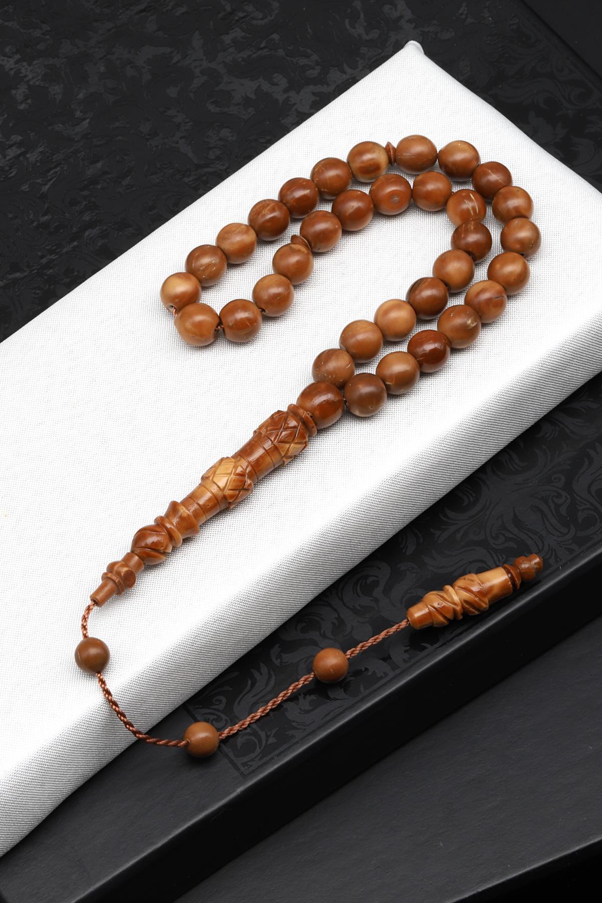 Kuka Ağacı Tesbih 8 mm Küre Kesim