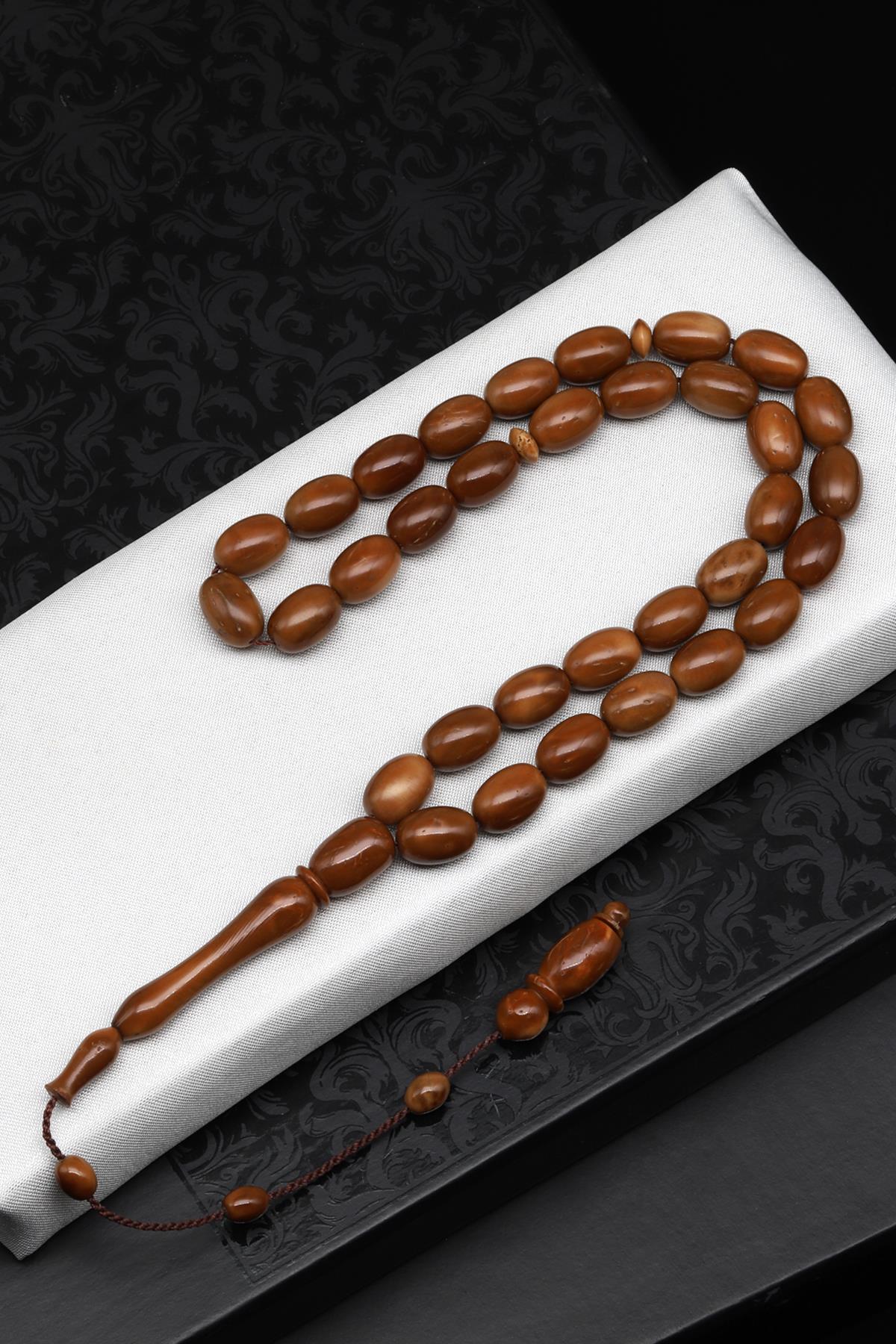 Kuka Ağacı Tesbih 8 x 11 mm Beyzi Kesim