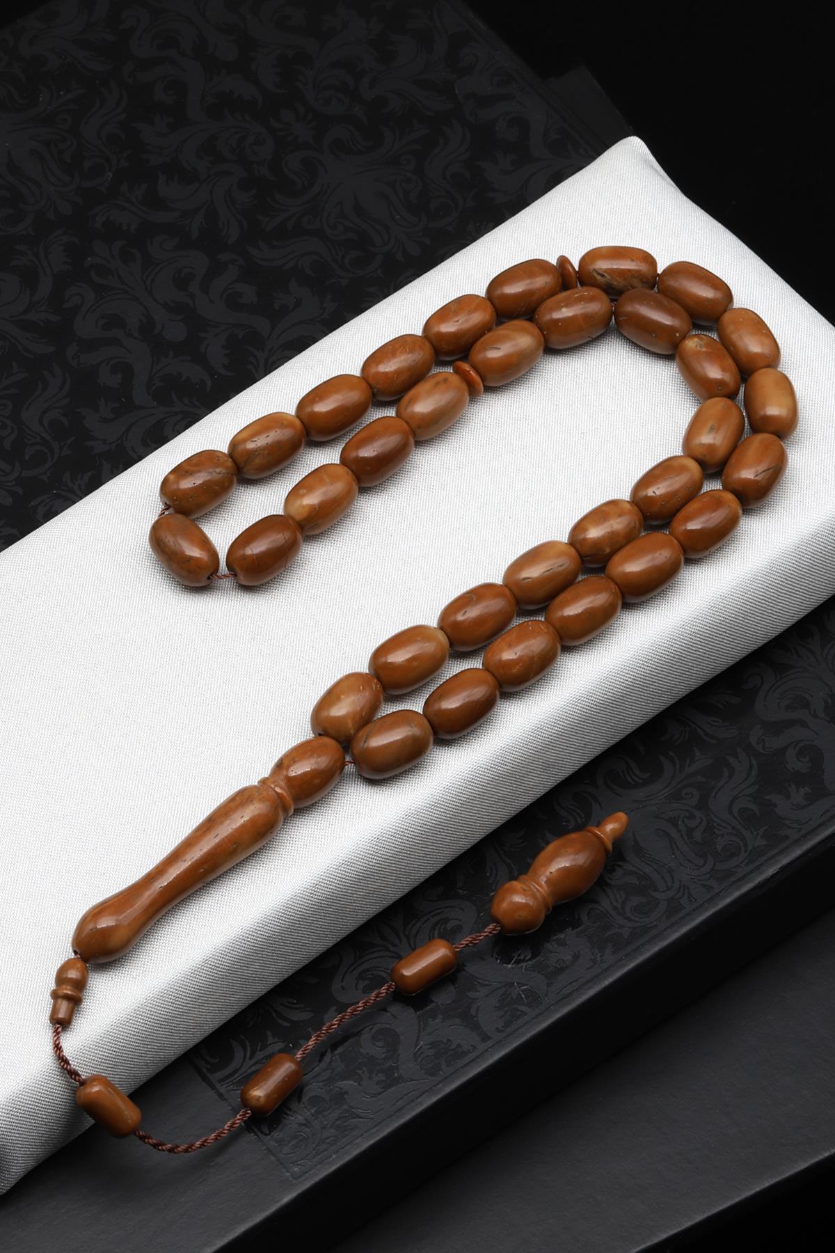 Kuka Ağacı Tesbih 8 x 11 mm Kapsül Kesim