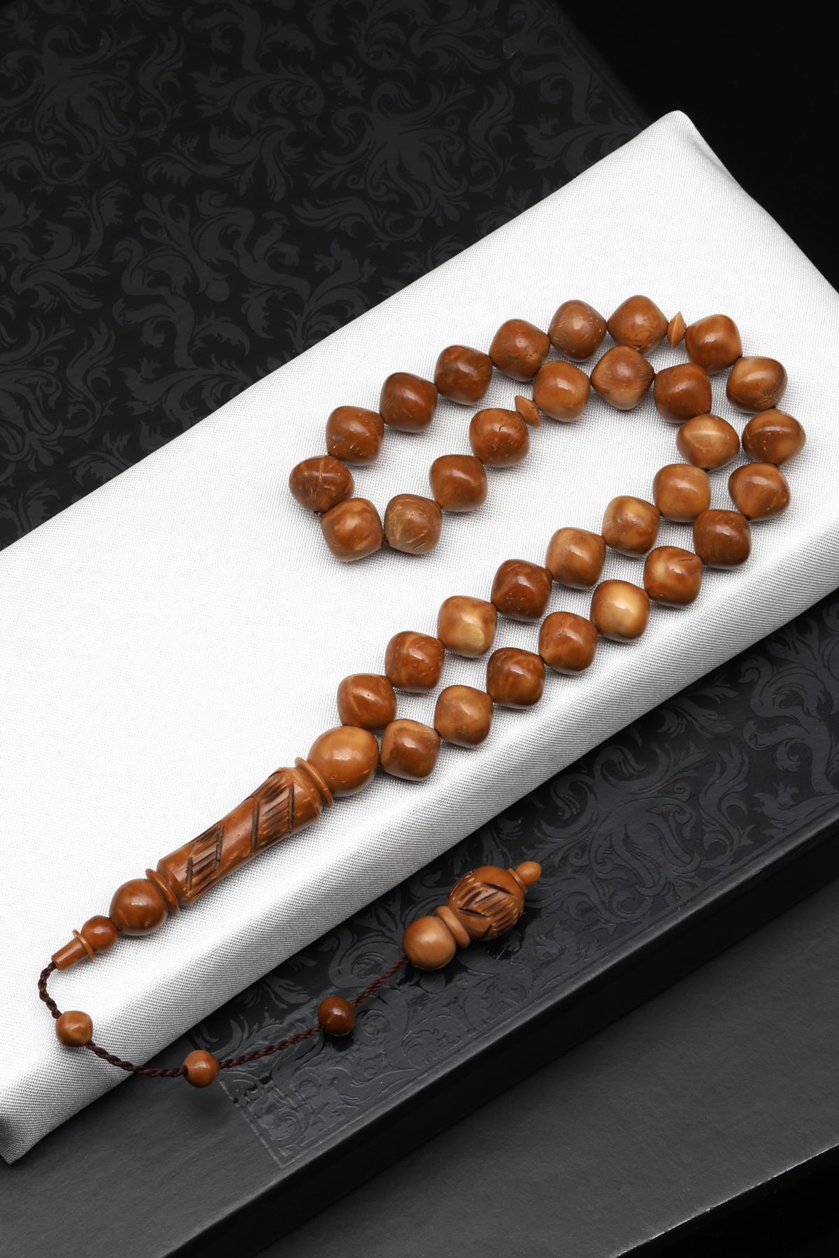 Kuka Ağacı Tesbih 9 mm İstanbul Kesim - T-1545