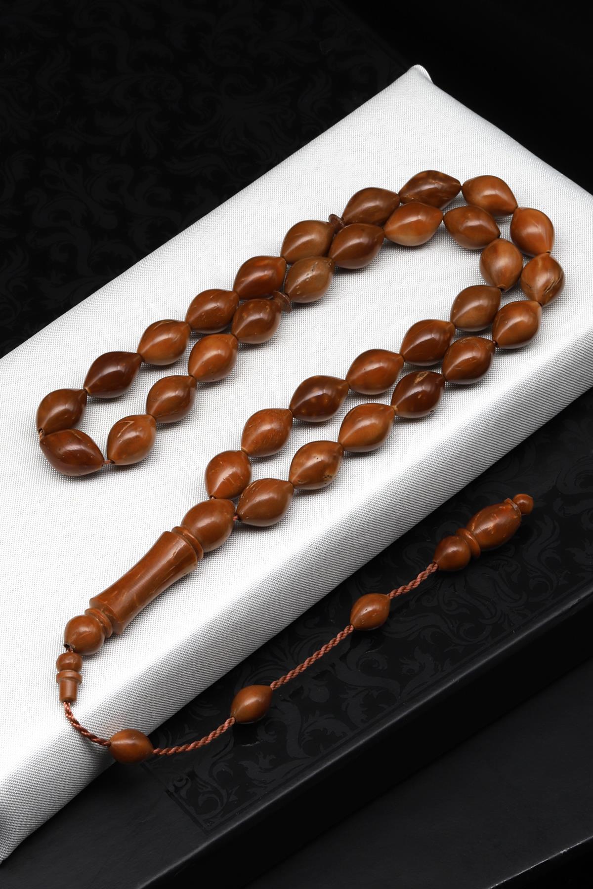 Kuka Ağacı Tesbih 9 x 12 mm Beyzi Kesim