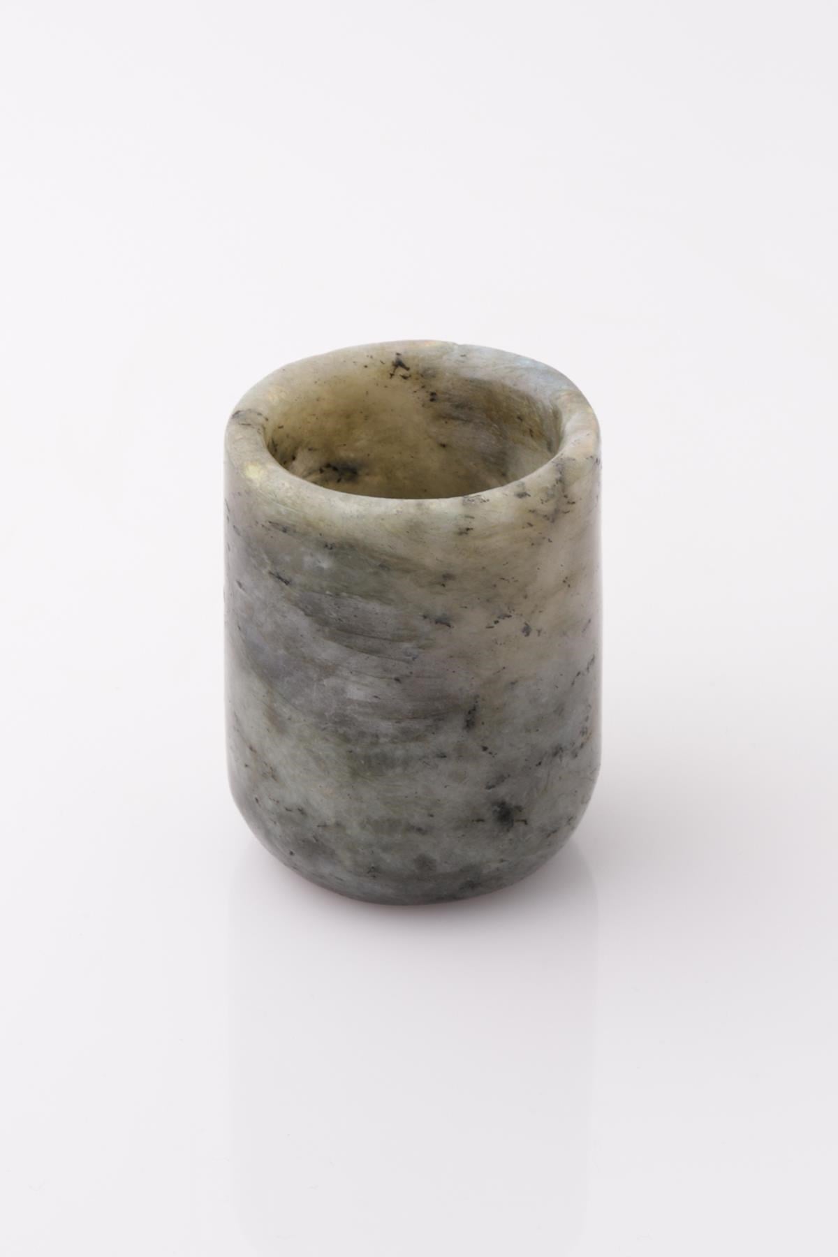 Labradorit Doğal Taş Bardak