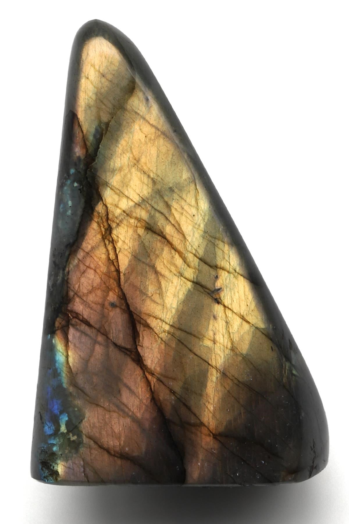 Labradorit Doğal Taş Parça - 266 Gr.