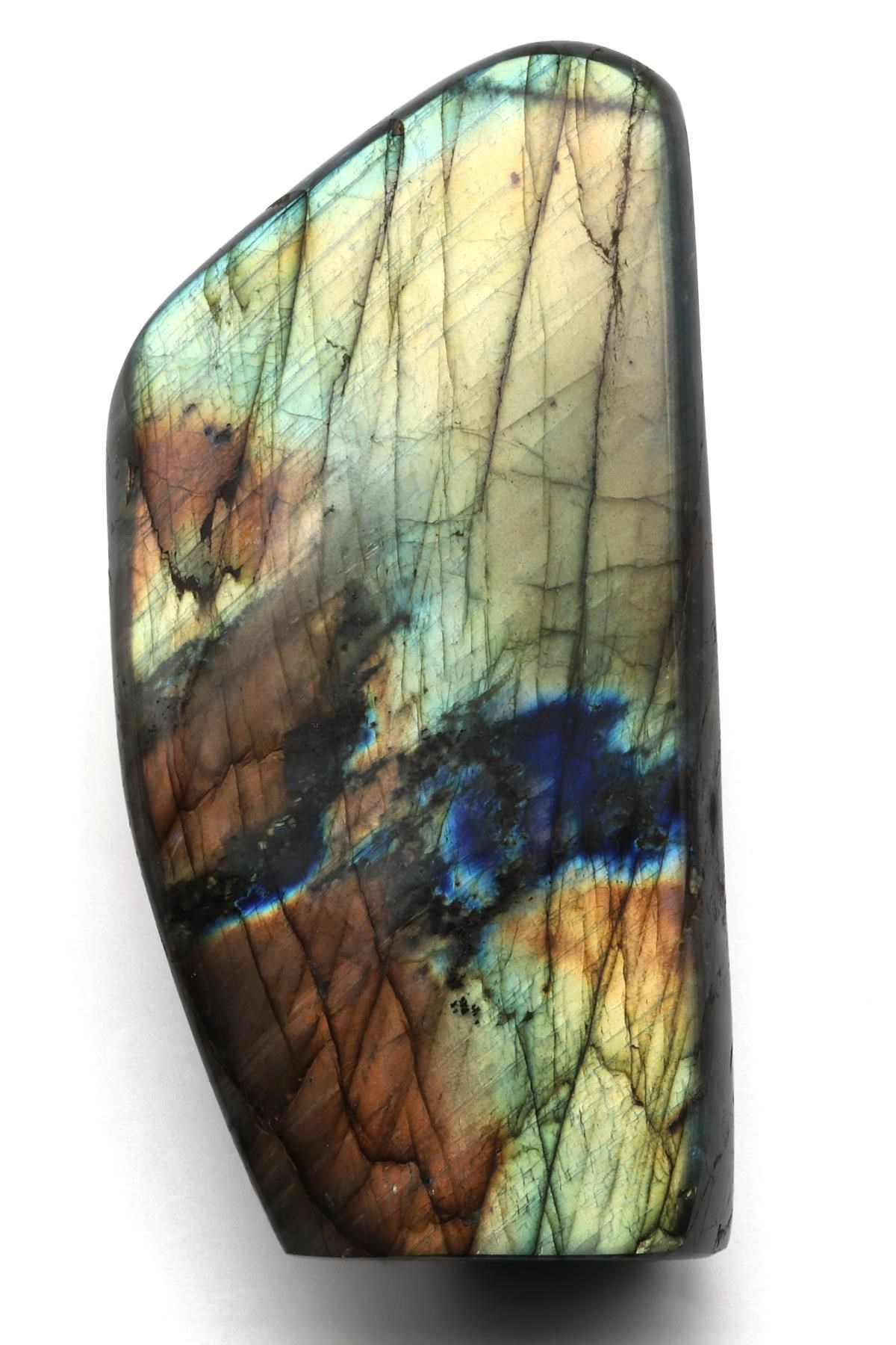 Labradorit Doğal Taş Parça - 629 Gr.