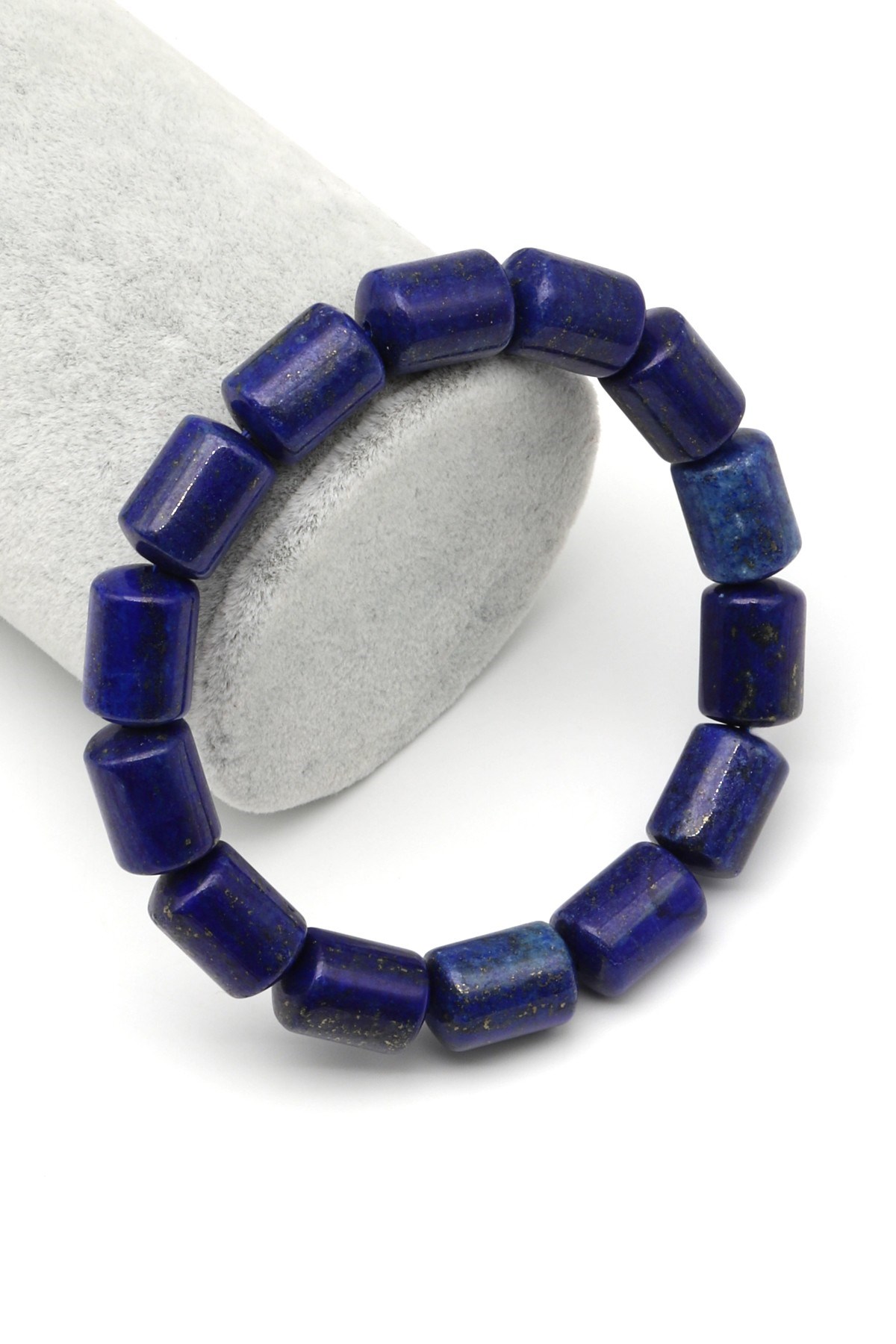 Lapis Lazuli Doğal Taş Bileklik 10 x 14 mm Özel Kesim - BLK-2439
