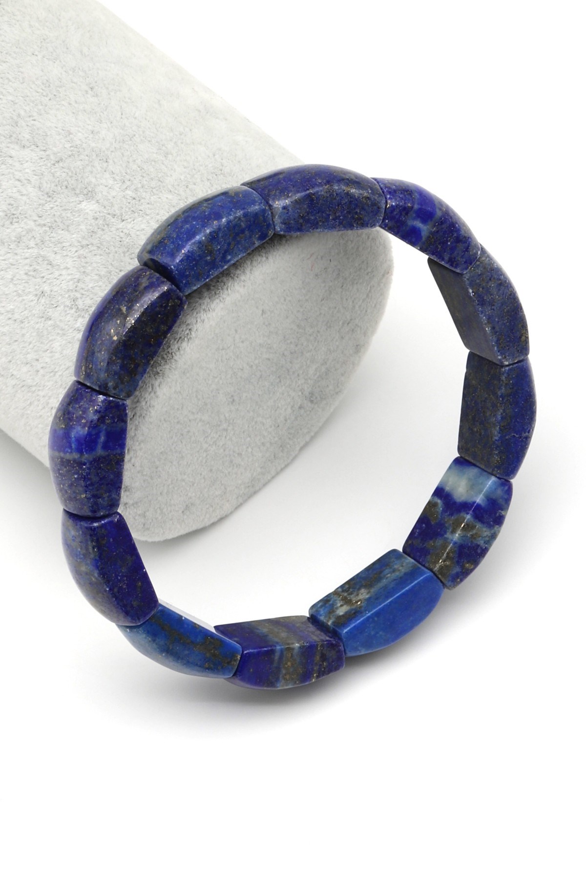Lapis Lazuli Doğal Taş Bileklik 10 x 17 mm Özel Kesim - BLK-2375