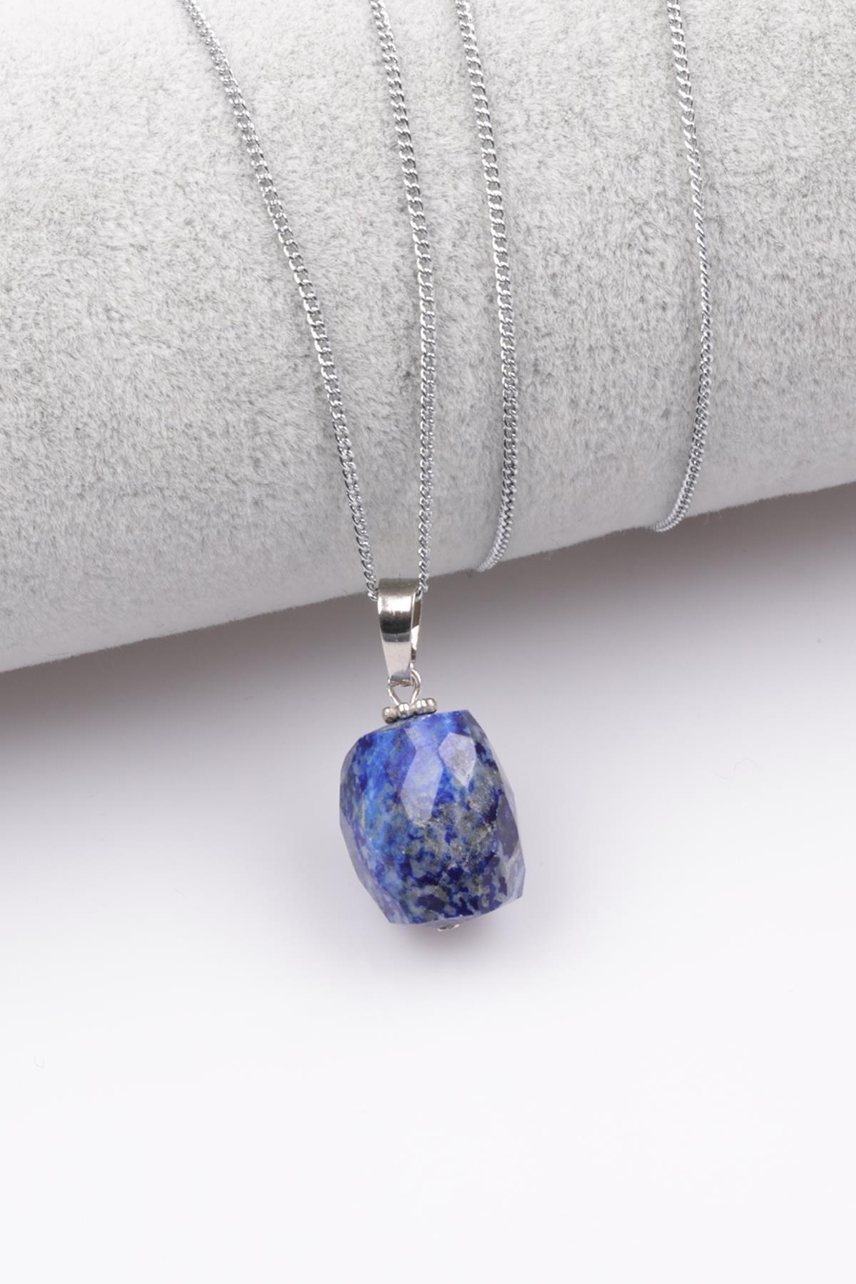 Lapis Lazuli Doğal Taş Kolye