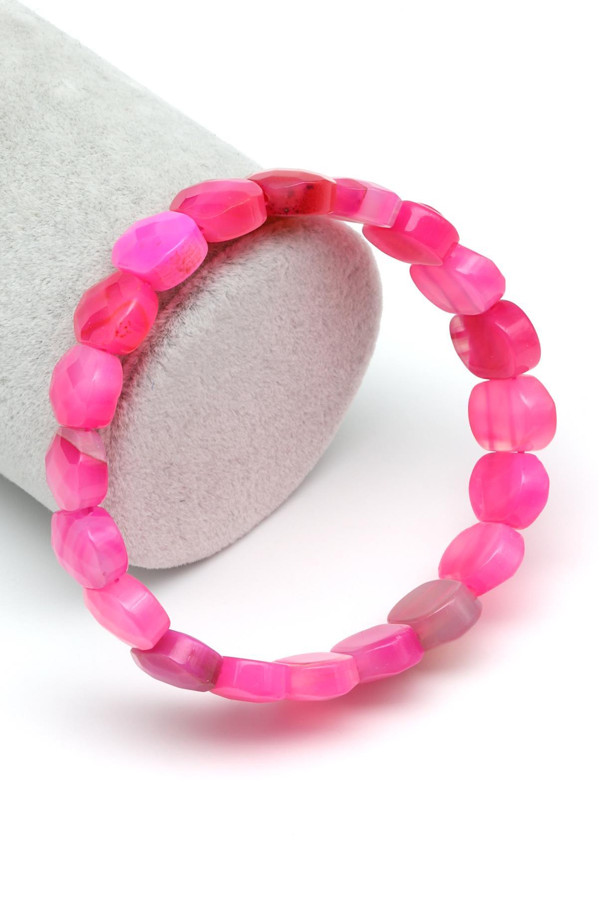 Madagaskar Akik Doğal Taş Bileklik 10 x 14 mm Özel Kesim